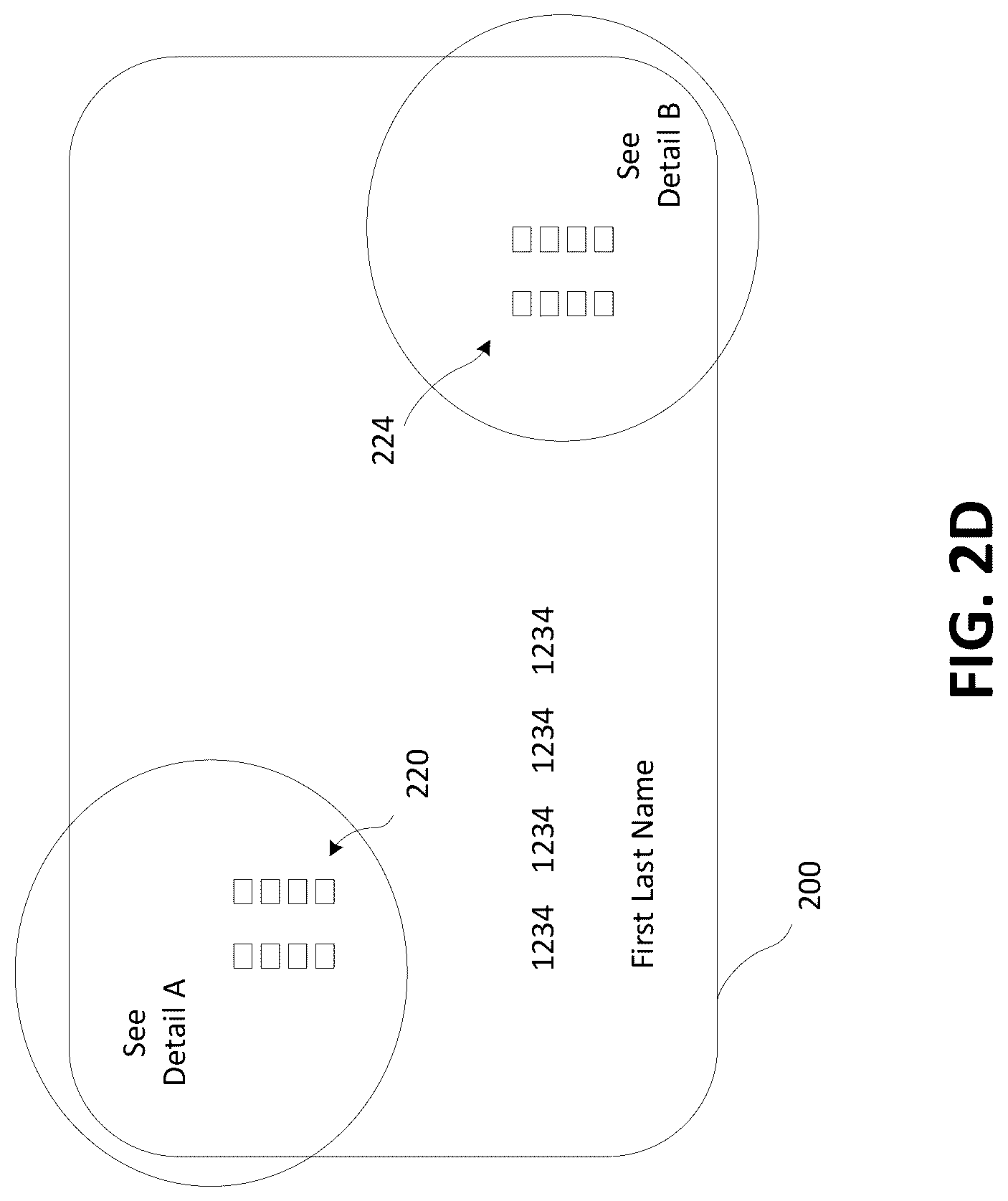 Patent US12314792 Figure 5 – Orientationless chip layout for a transaction card