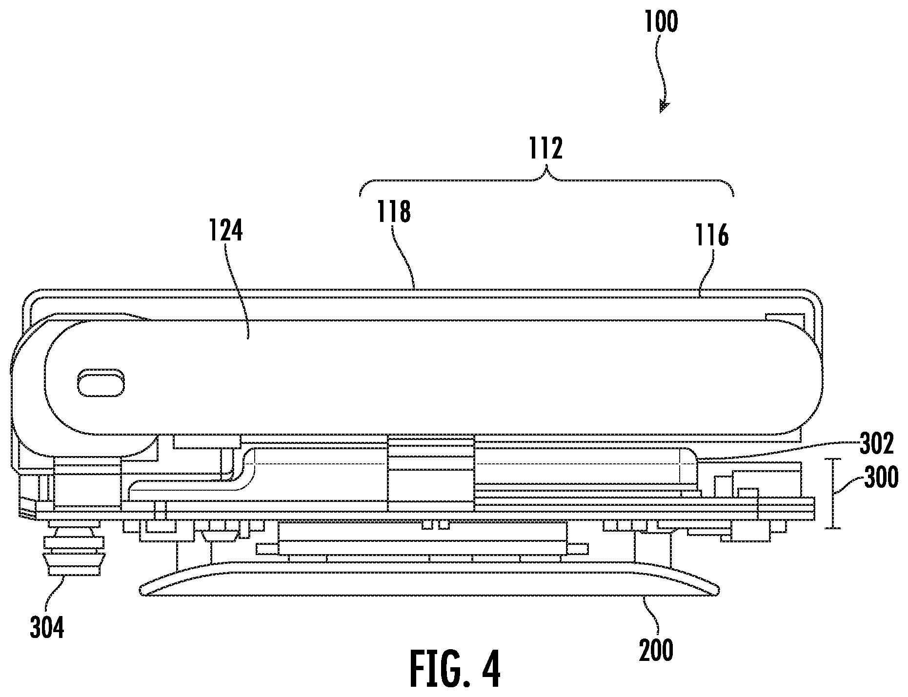 Patent US12314795 Figure 4 – Conductive ink-based parasitic element for a device antenna