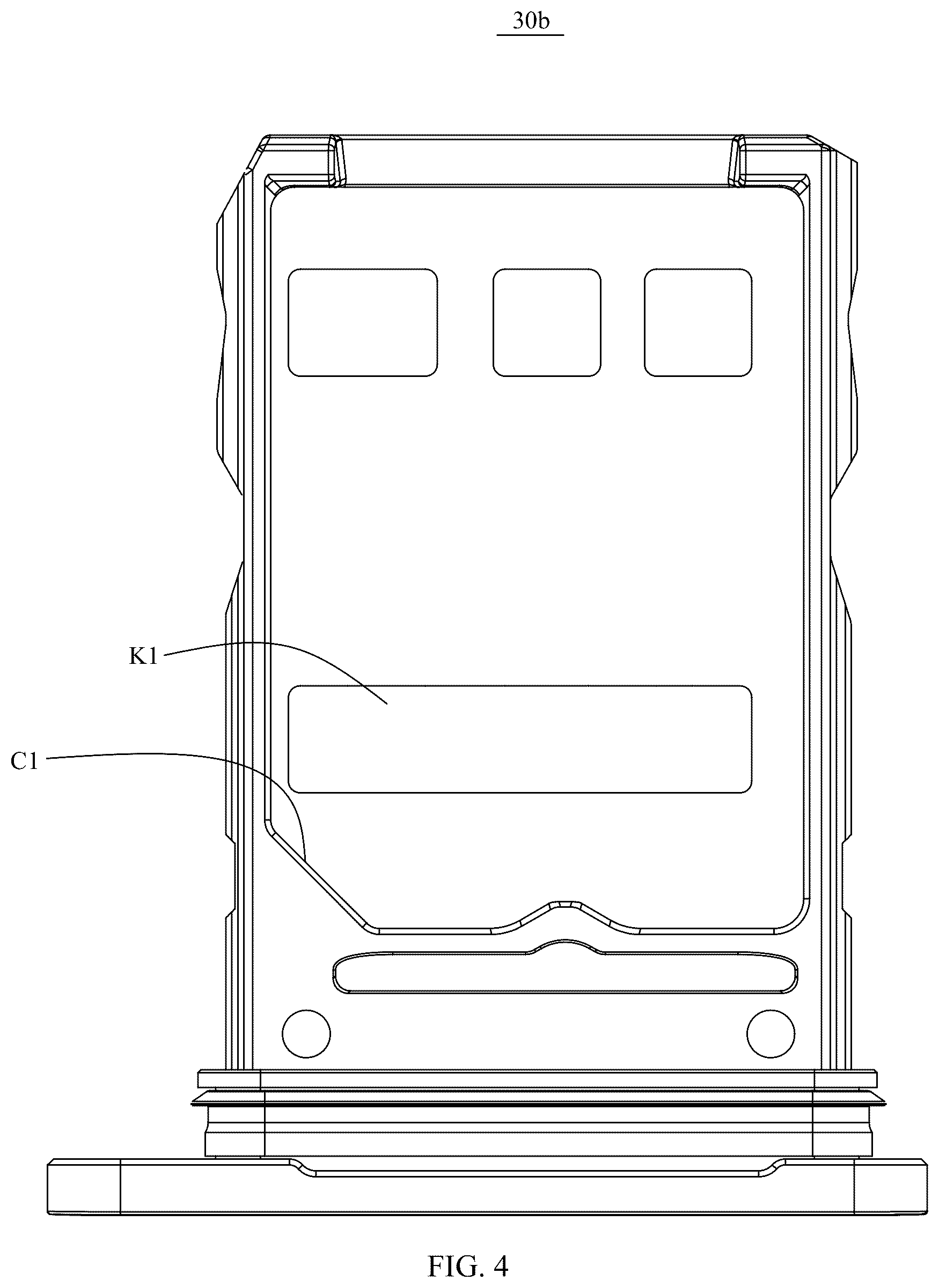 Patent US12314797 Figure 4 – Single-card holder, electronic device, and card holder recognition method