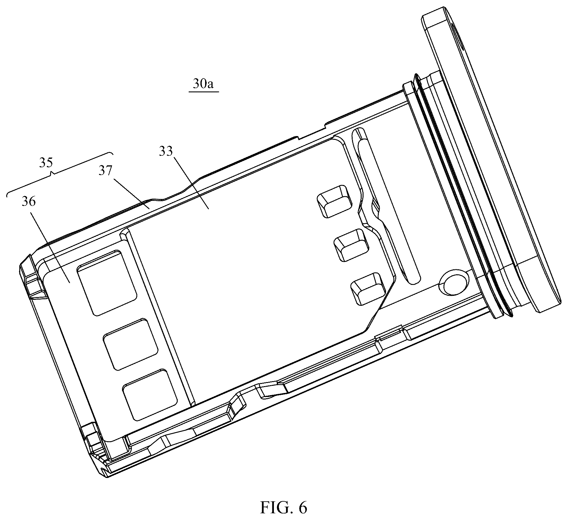 Patent US12314797 Figure 6 – Single-card holder, electronic device, and card holder recognition method