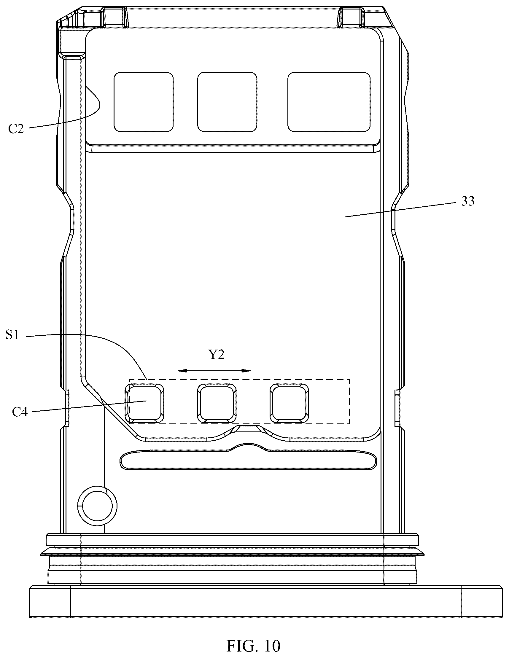Patent US12314797 Figure 10 – Single-card holder, electronic device, and card holder recognition method