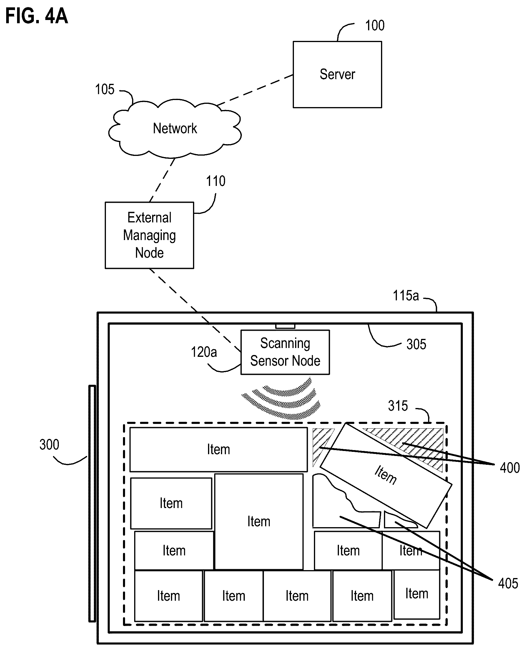 Patent US12314799 Figure 8 – Systems, apparatus, and methods for quantifying space within a container using a removable scanning sensor node