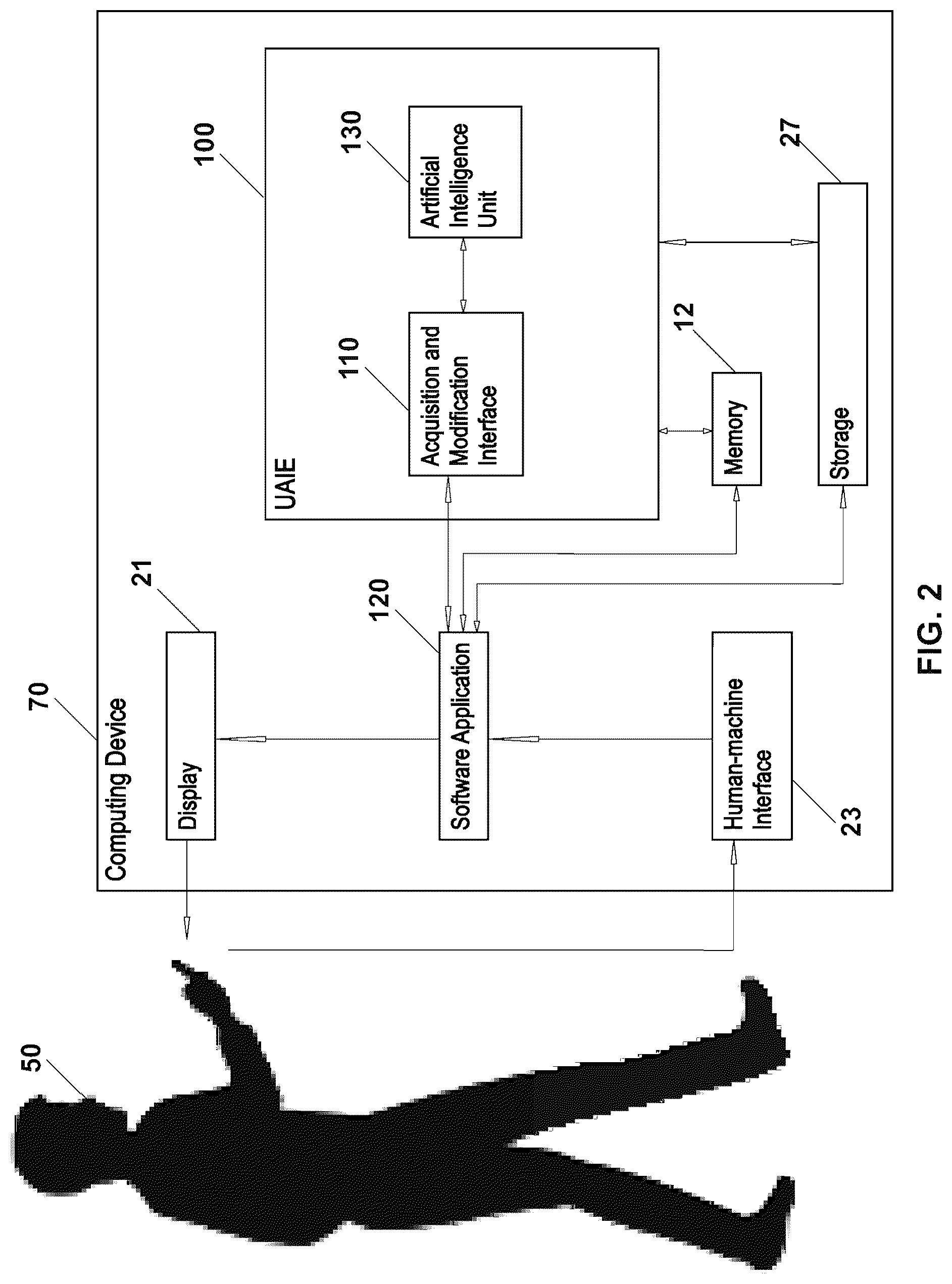 Patent US12314818 Figure 2 – Universal artificial intelligence engine for autonomous computing devices and software applications