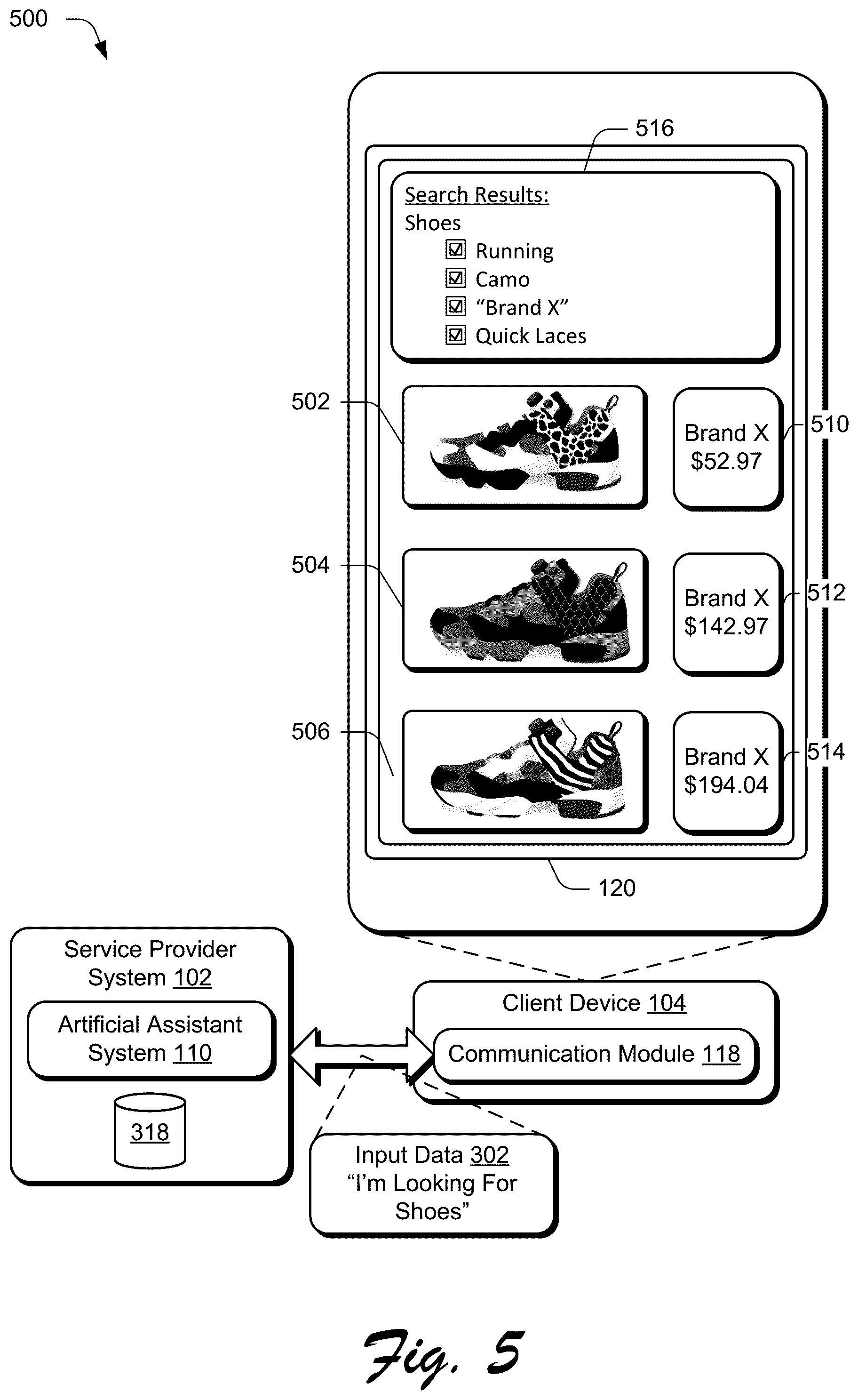 Patent US12314830 Figure 5 – Aspect pre-selection using machine learning