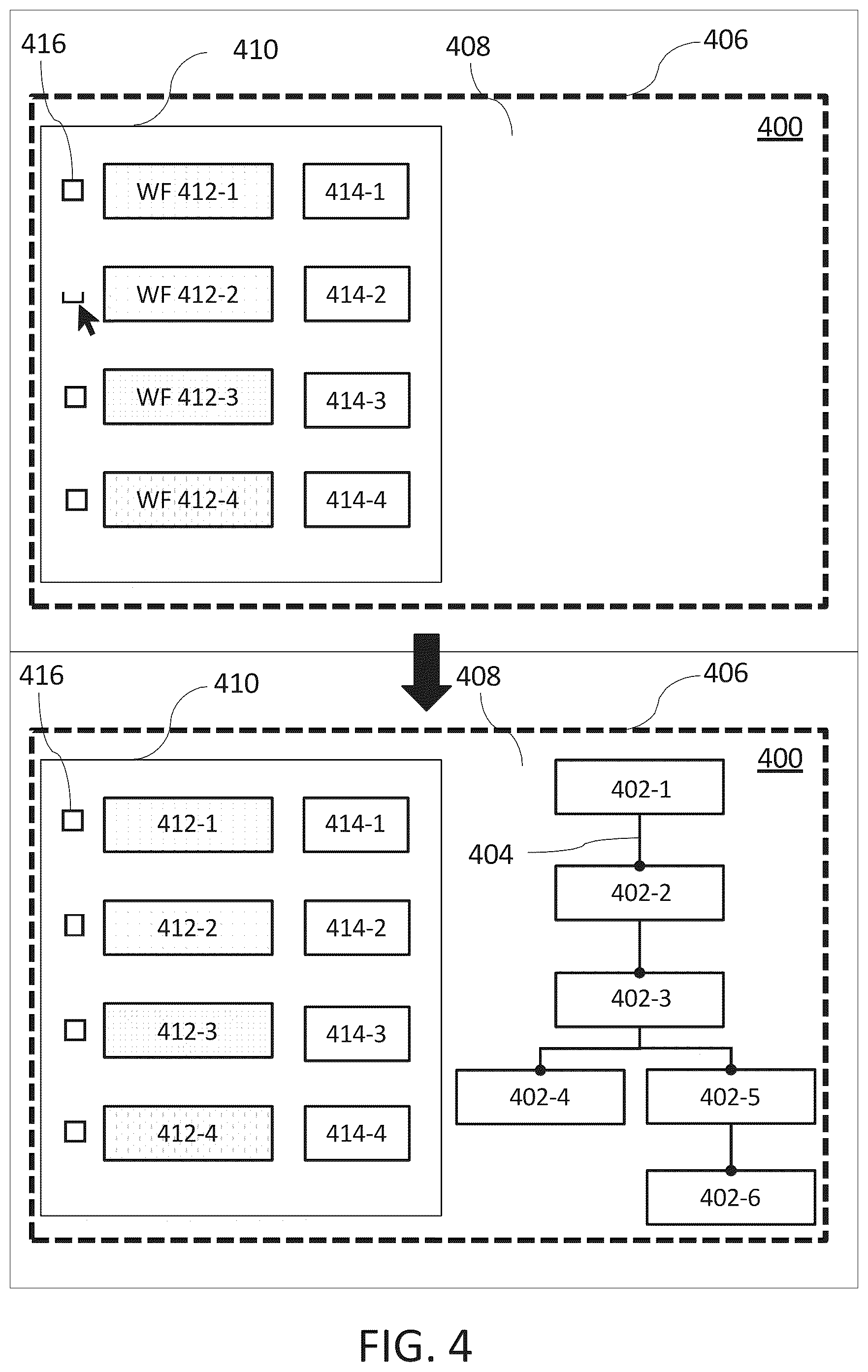 Patent US12314882 Figure 6 – Digital processing systems and methods for managing workflows