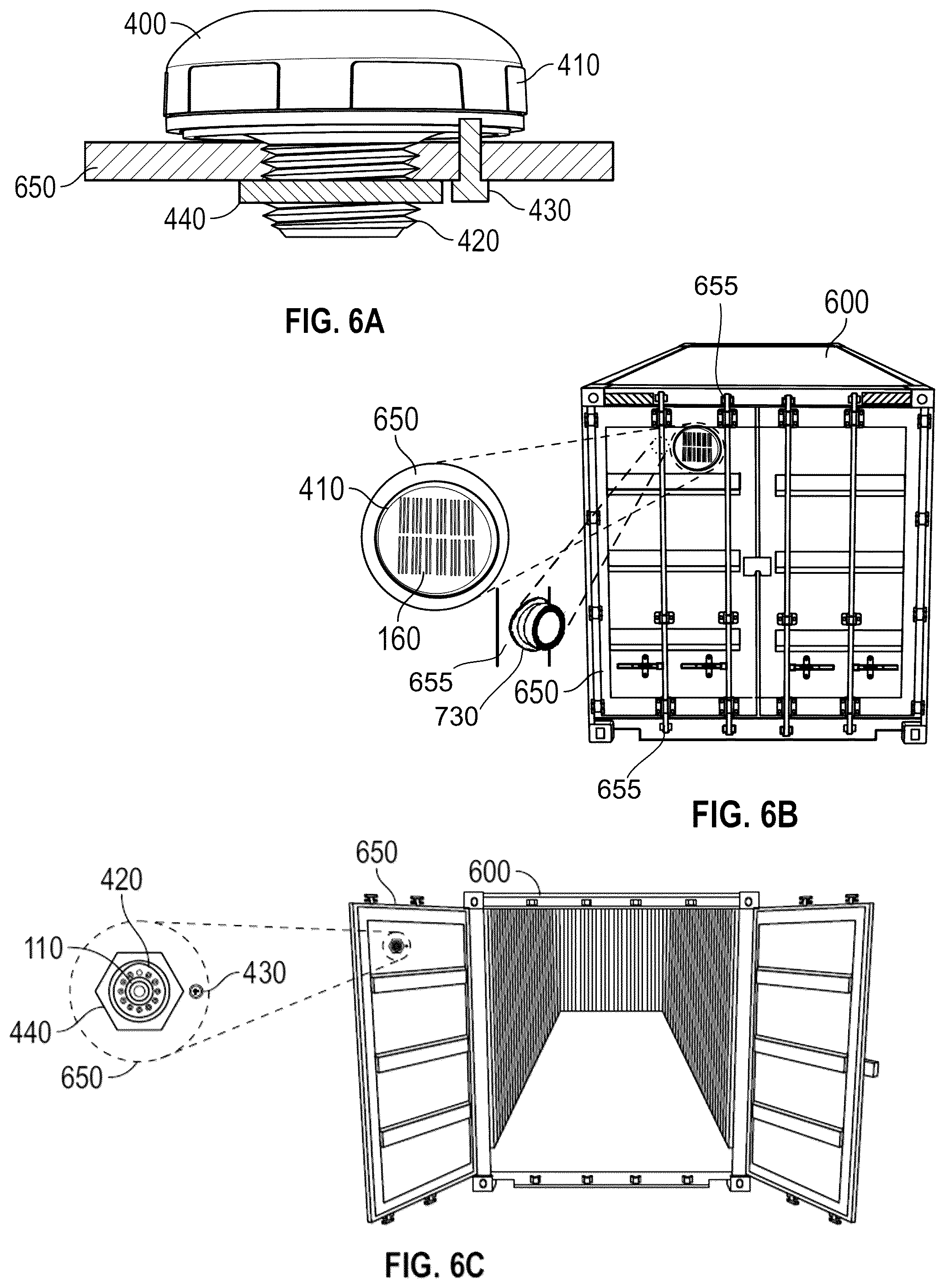 Patent US12314887 Figure 6 – Cargo sensors, cargo-sensing units, cargo-sensing systems, and methods of using the same