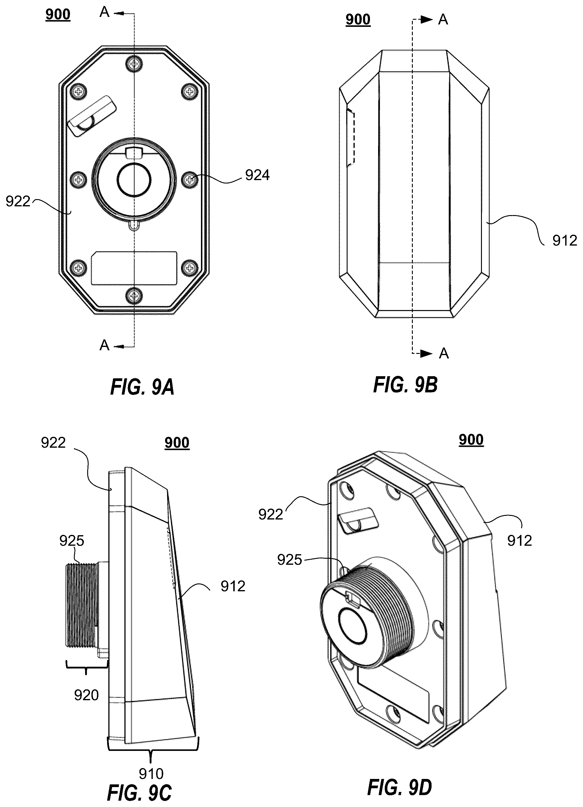 Patent US12314887 Figure 9 – Cargo sensors, cargo-sensing units, cargo-sensing systems, and methods of using the same
