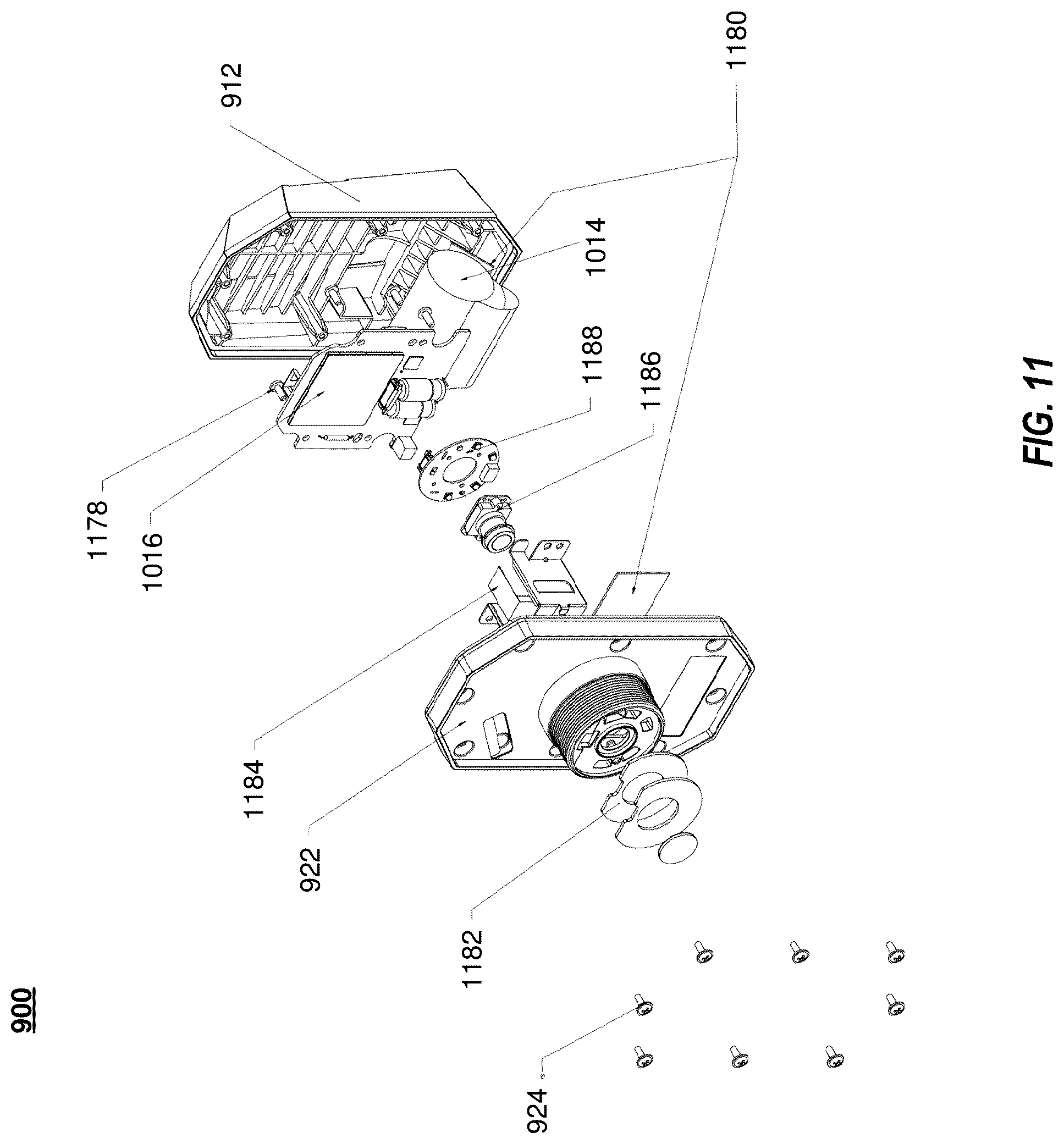 Patent US12314887 Figure 11 – Cargo sensors, cargo-sensing units, cargo-sensing systems, and methods of using the same