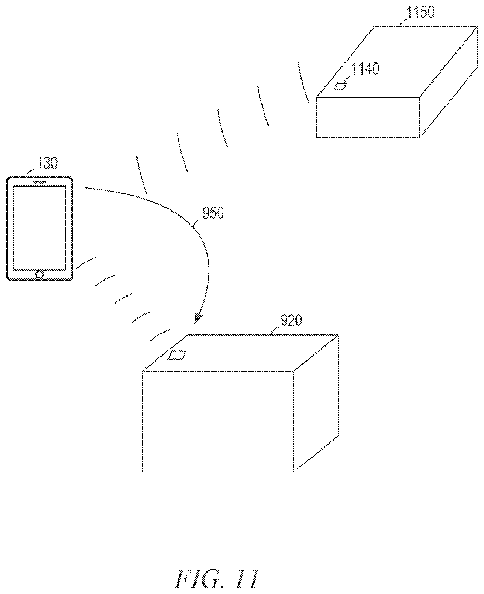 Patent US12314895 Figure 11 – Container touch-pairing device