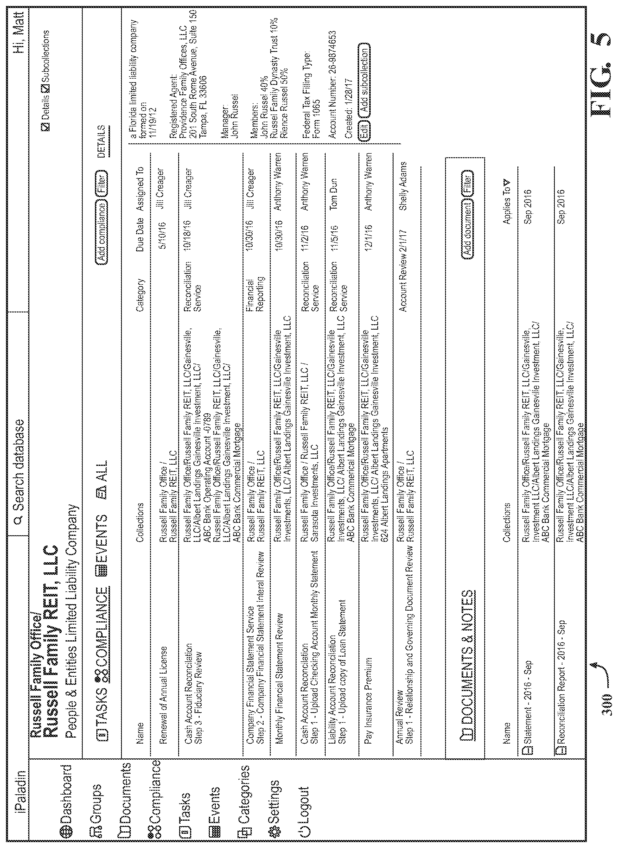 Patent US12314903 Figure 5 – Data processing system and method for managing enterprise information