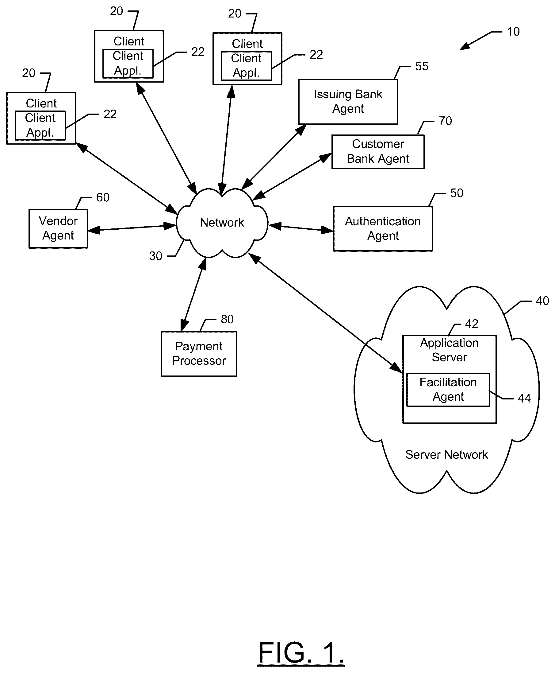 Patent US12314912 Figure 1 – Method and apparatus for managing financial transactions for selective conversion to buy now, pay later financing