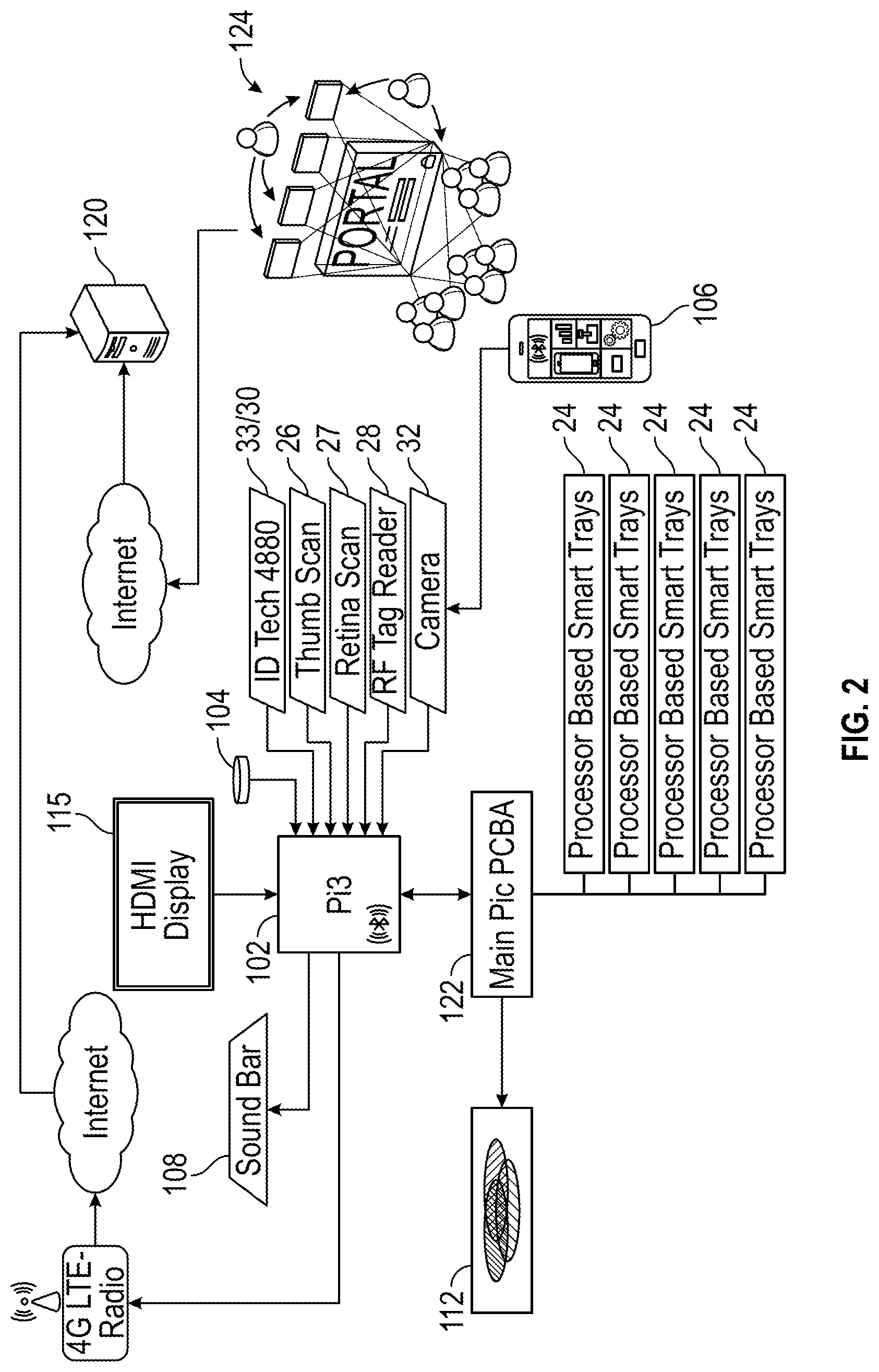 Patent US12314917 Figure 3 – Cantilevered weight sensitive shelf, rail, and mounting system