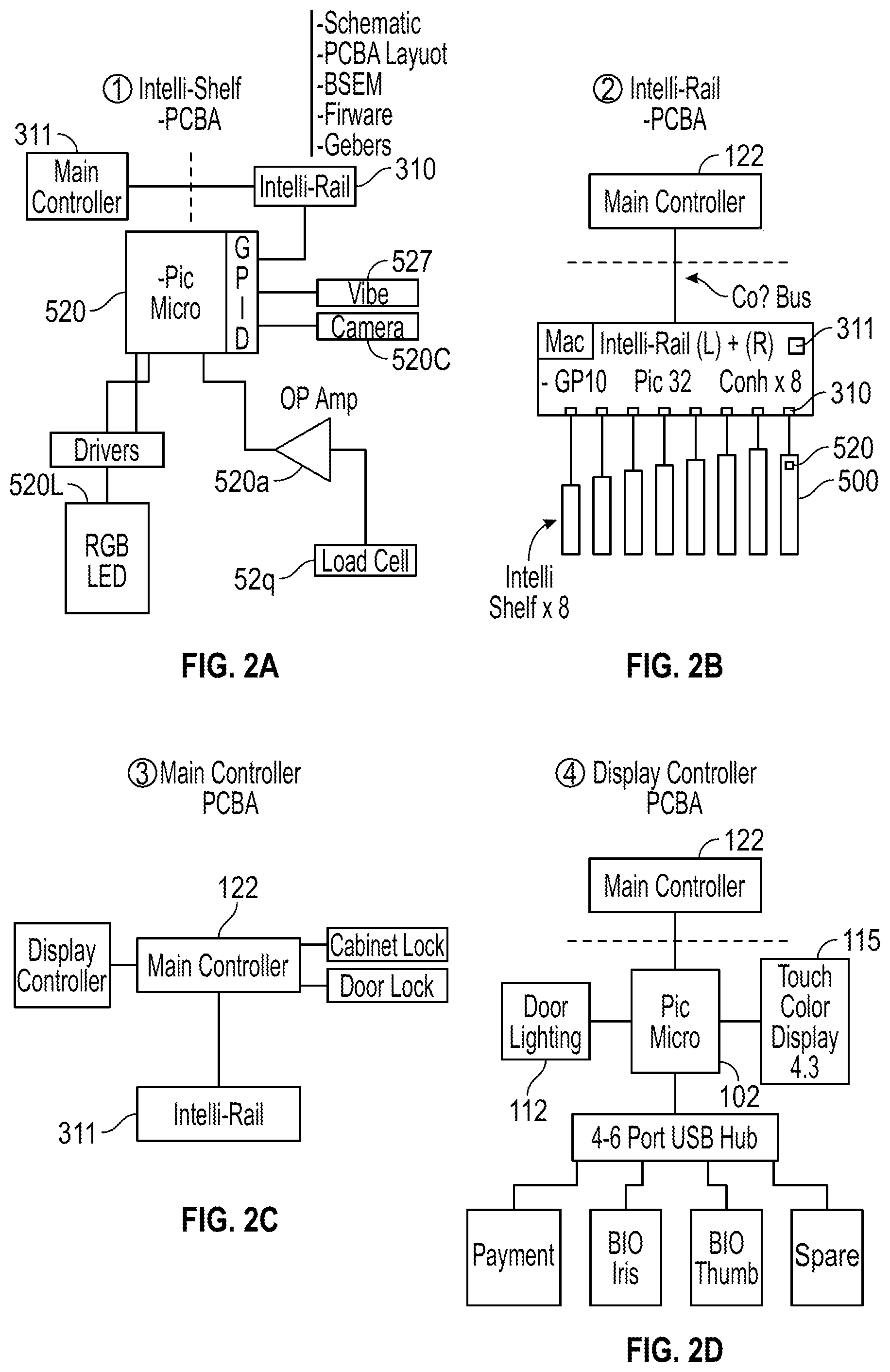 Patent US12314917 Figure 4 – Cantilevered weight sensitive shelf, rail, and mounting system