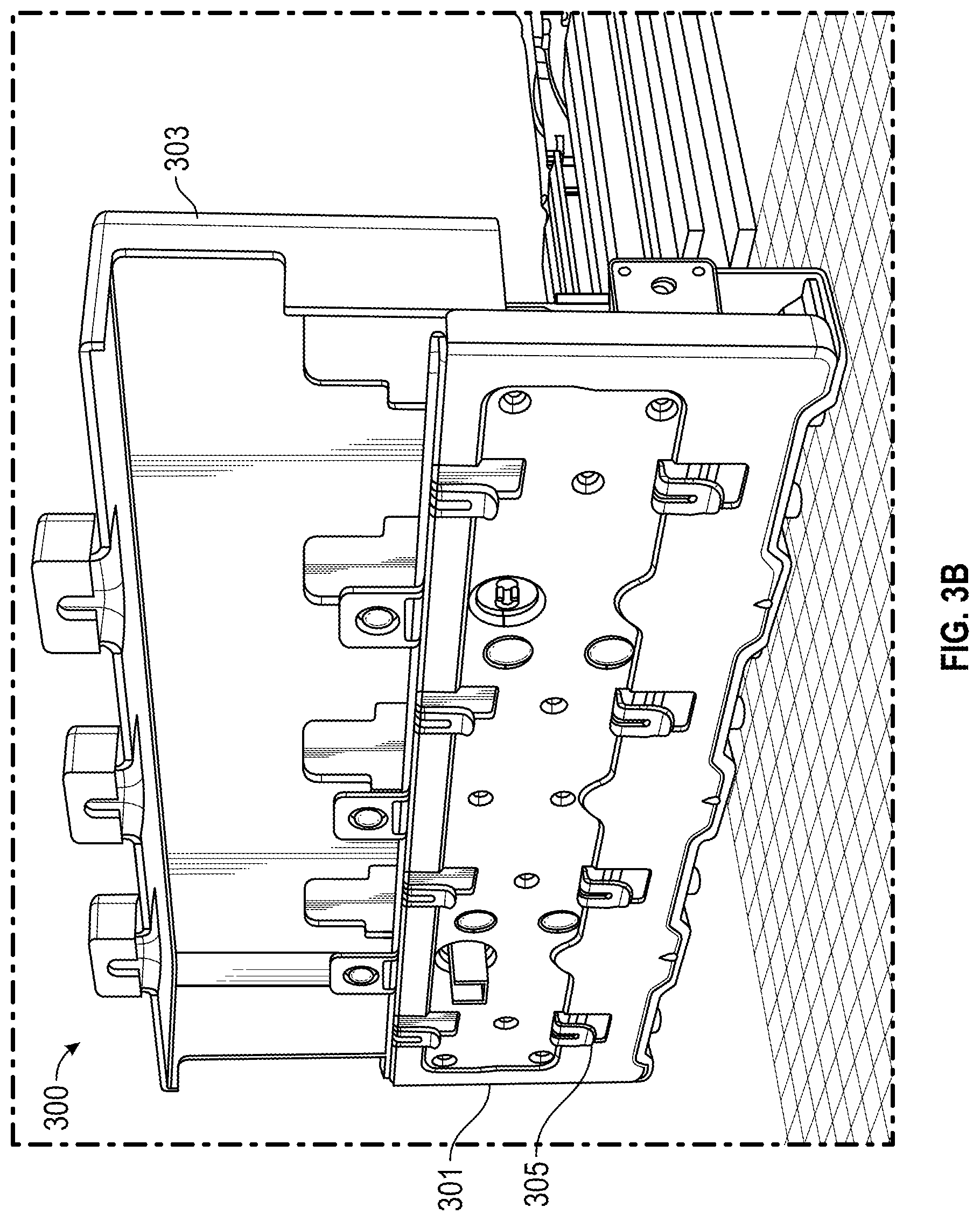 Patent US12314917 Figure 6 – Cantilevered weight sensitive shelf, rail, and mounting system