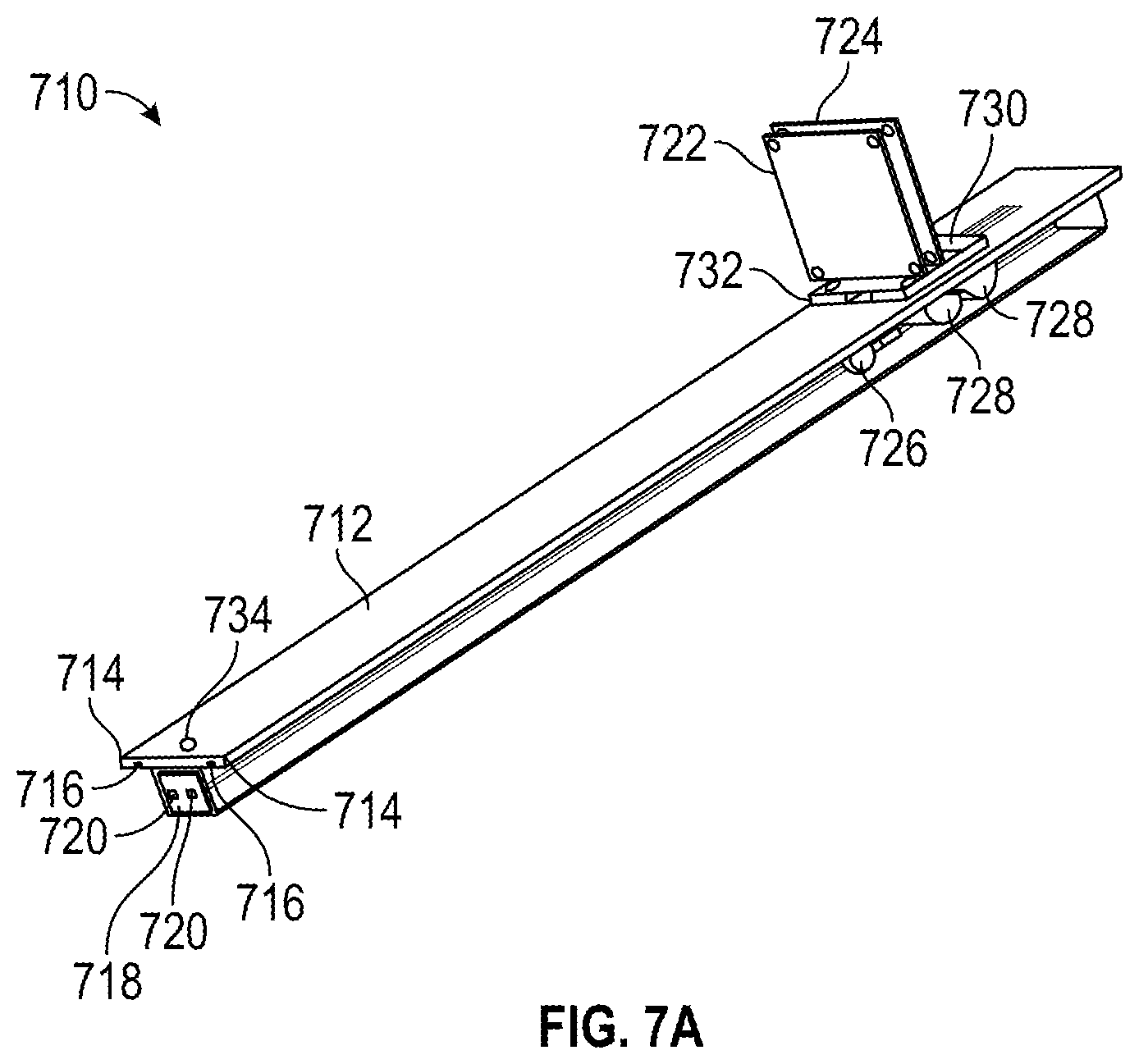 Patent US12314917 Figure 14 – Cantilevered weight sensitive shelf, rail, and mounting system