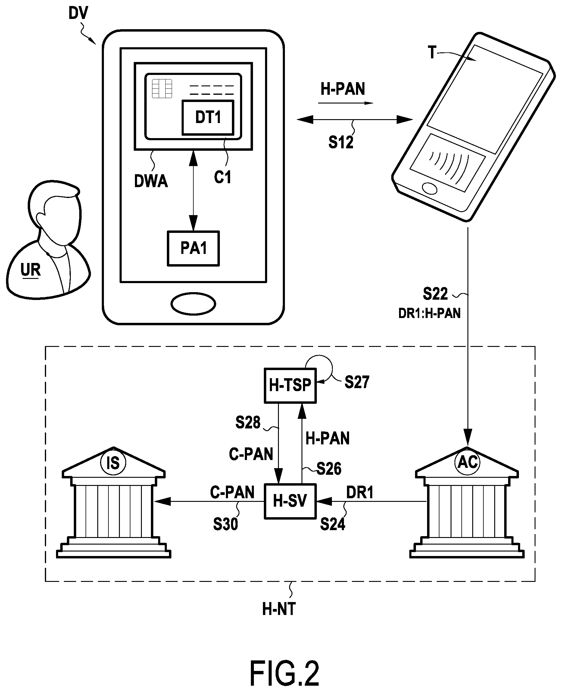 Patent US12314928 Figure 2 – Digital wallet application for mobile payment