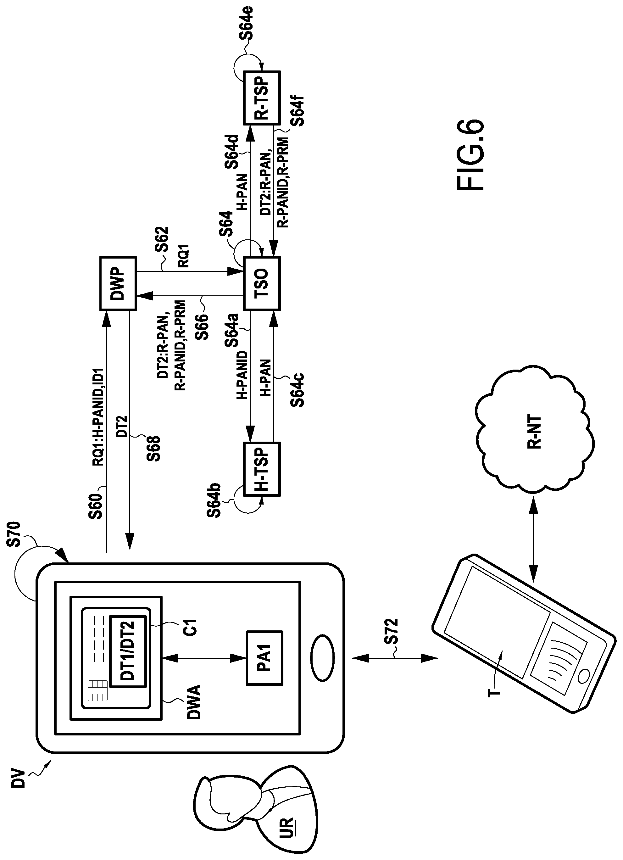 Patent US12314928 Figure 6 – Digital wallet application for mobile payment