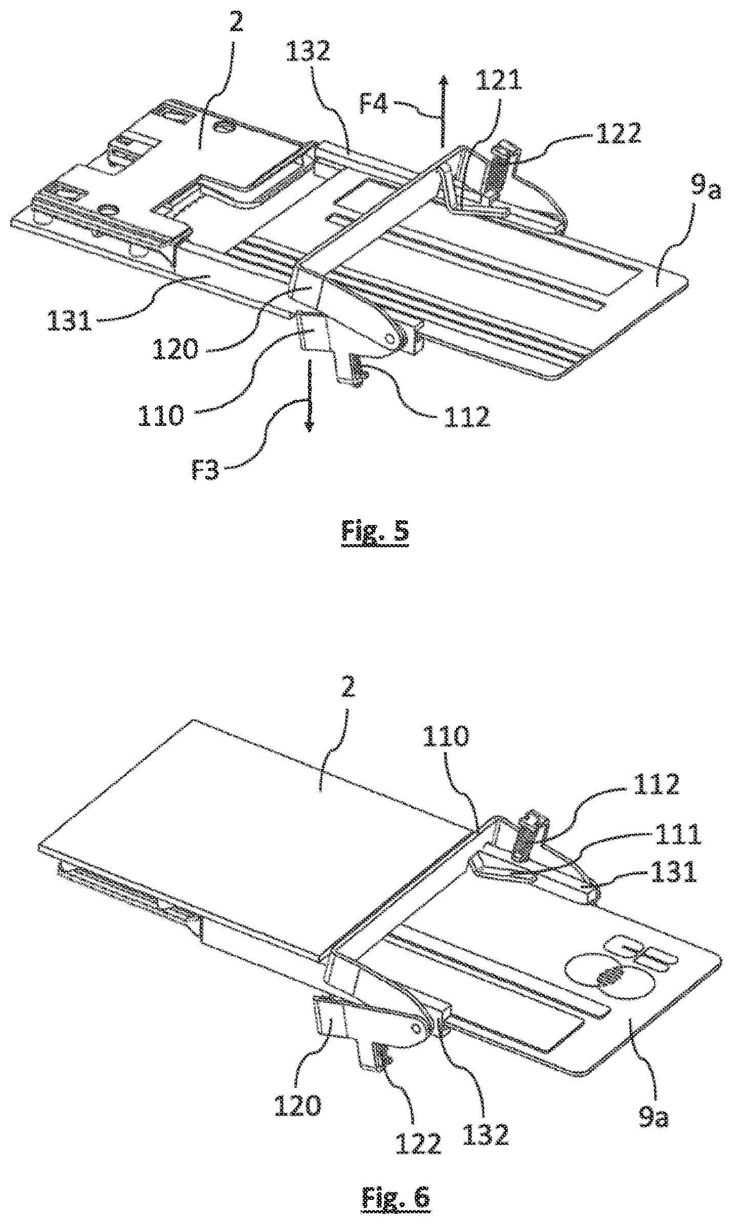 Patent US12314934 Figure 3 – Electronic transaction device comprising a mechanism affording protection against the insertion of a non-compliant object into the chip card reader
