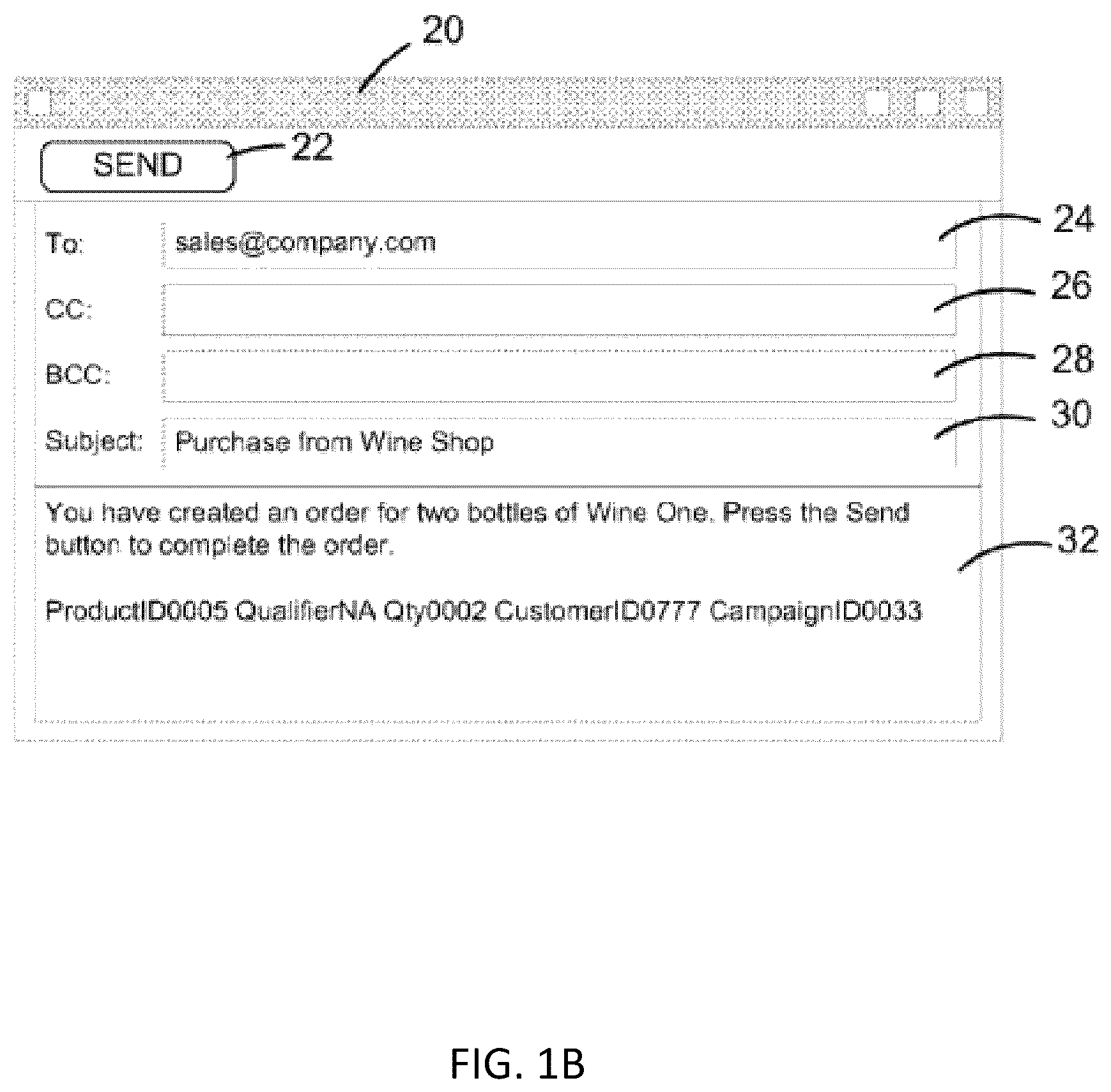 Patent US12314939 Figure 3 – Email address token integration
