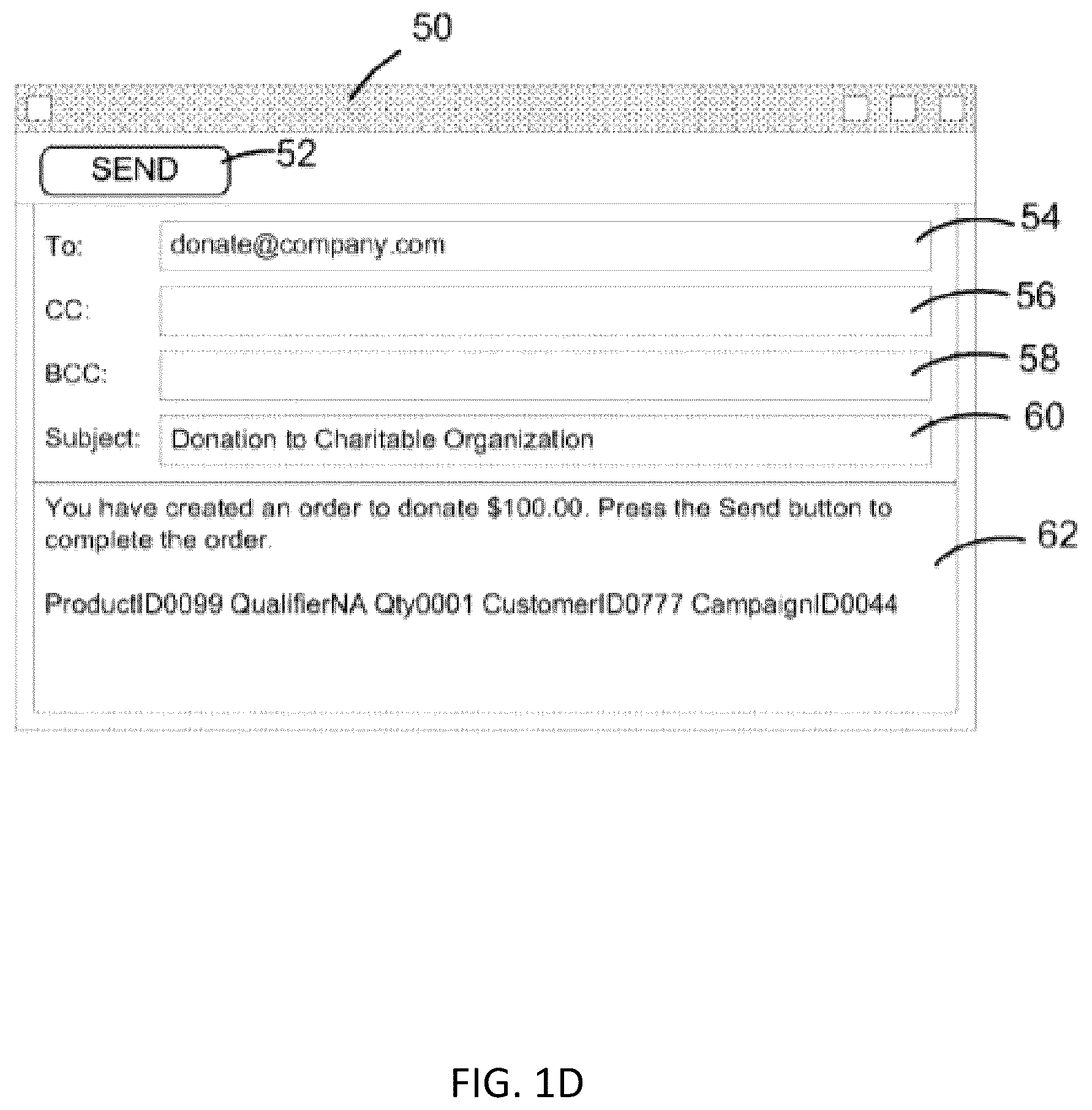 Patent US12314939 Figure 5 – Email address token integration
