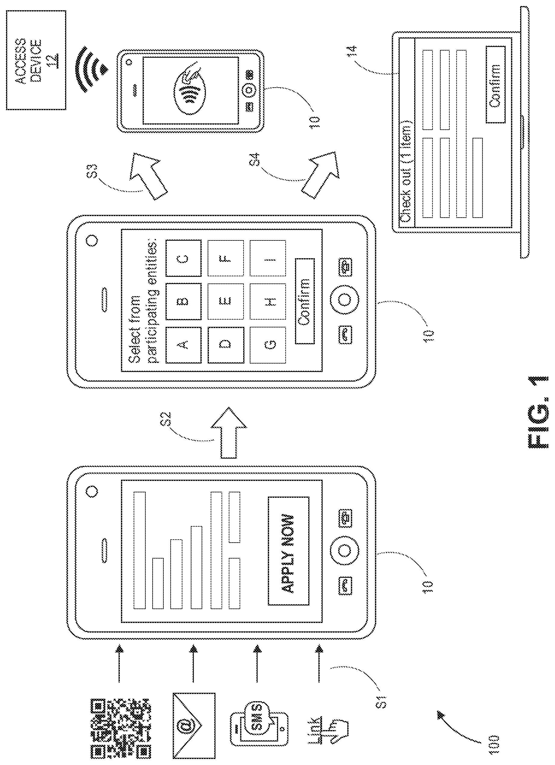 Patent US12314944 Figure 1 – Instant token issuance