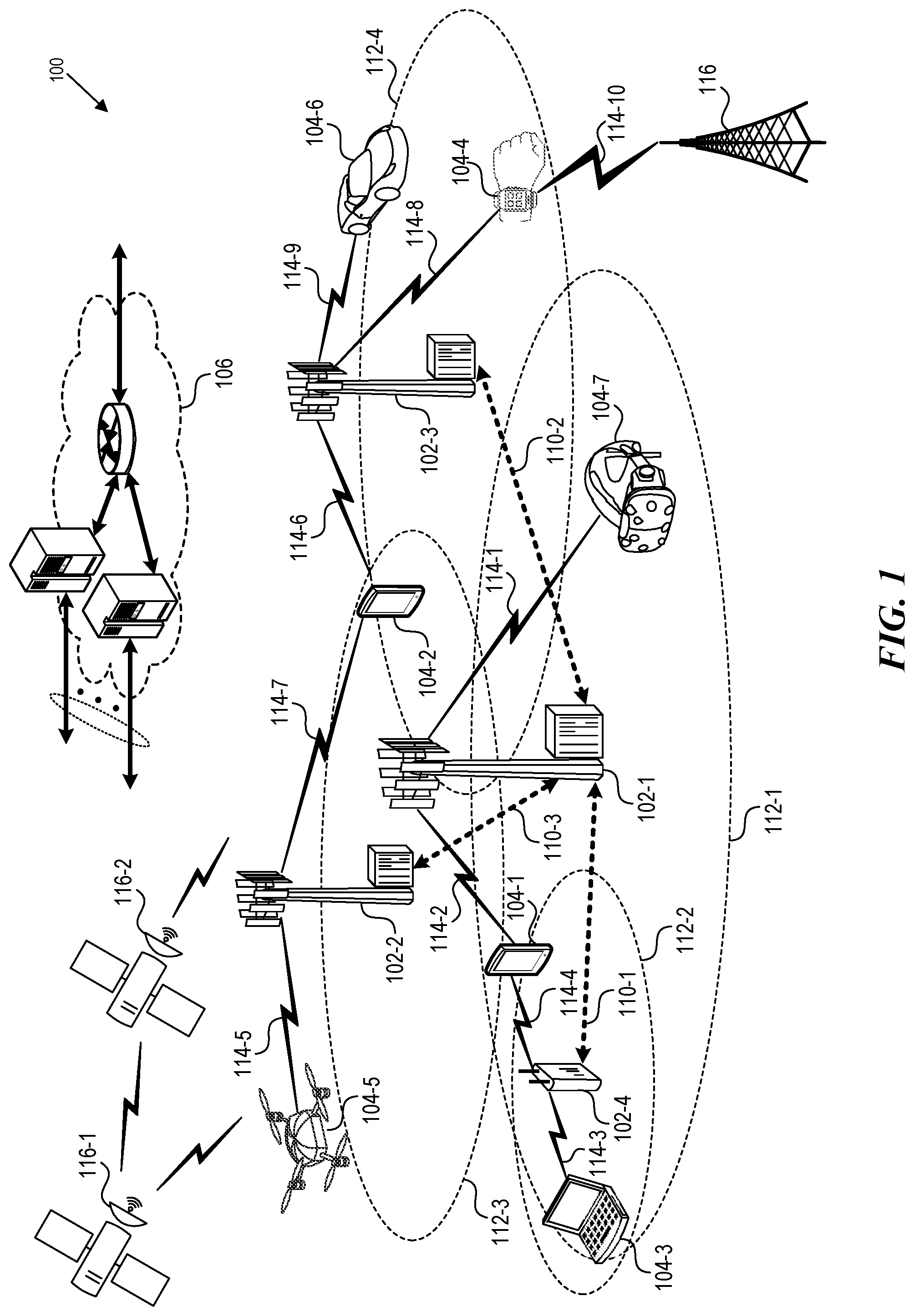 Patent US12314961 Figure 1 – Network service center with improved virtual immersion during service durations via alternative virtual experiences