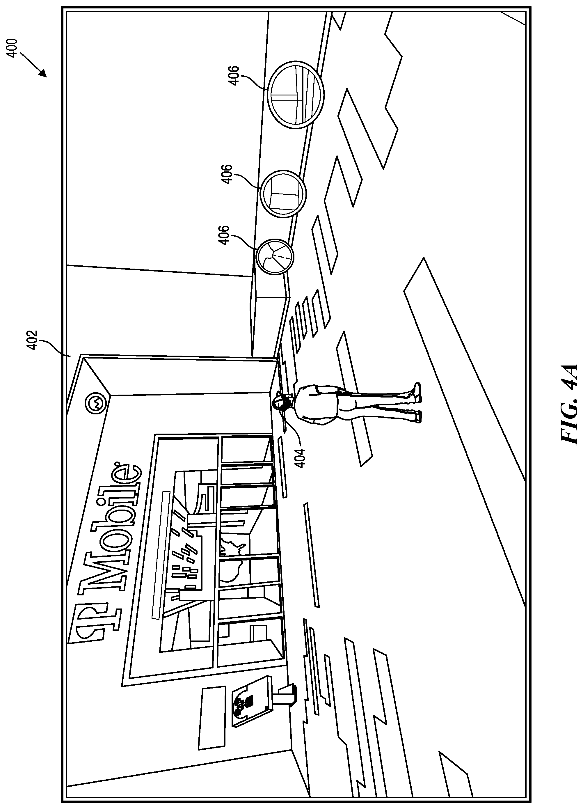 Patent US12314961 Figure 4 – Network service center with improved virtual immersion during service durations via alternative virtual experiences