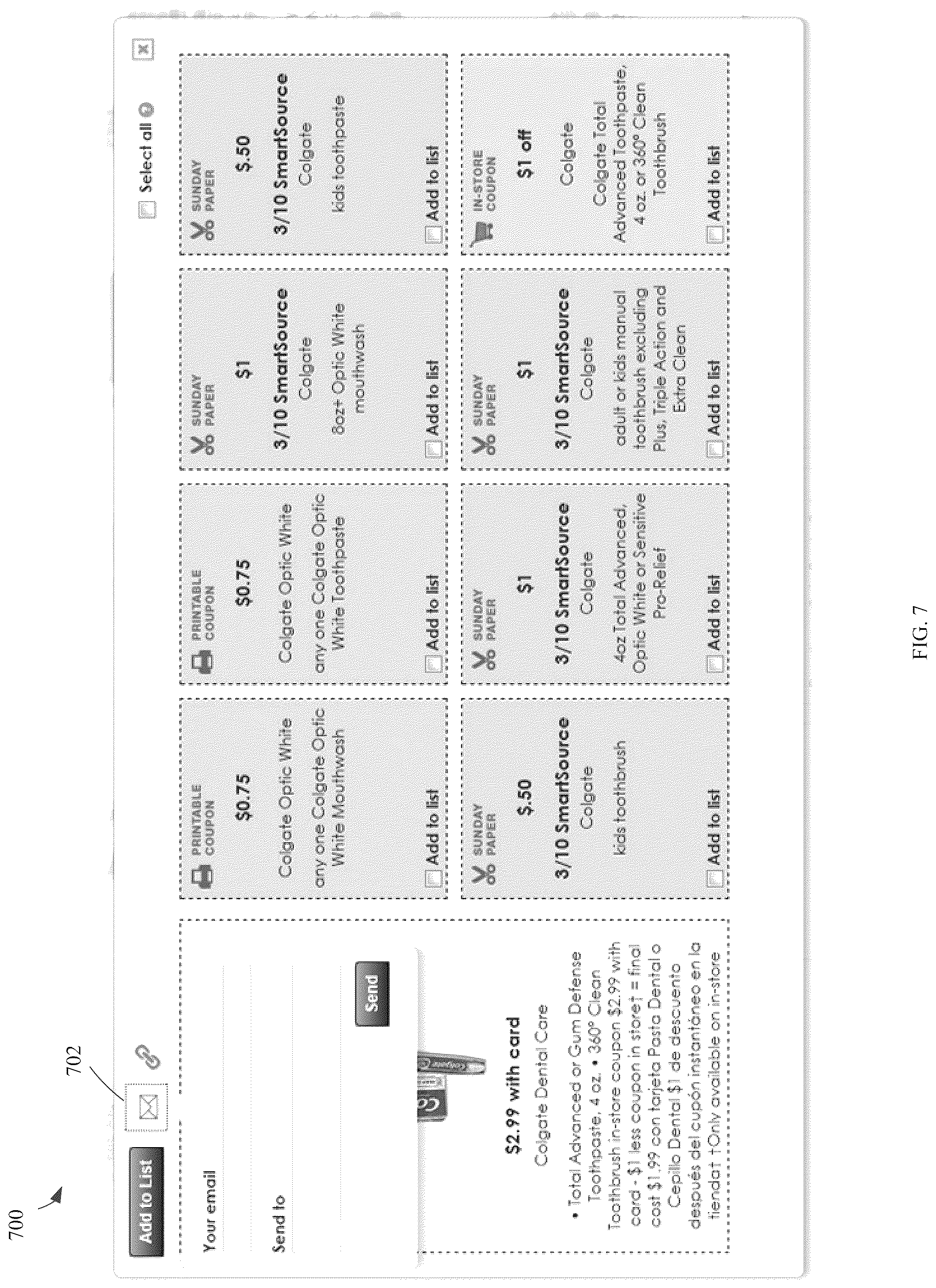 Patent US12314972 Figure 7 – Interface for interacting with transformed deal data
