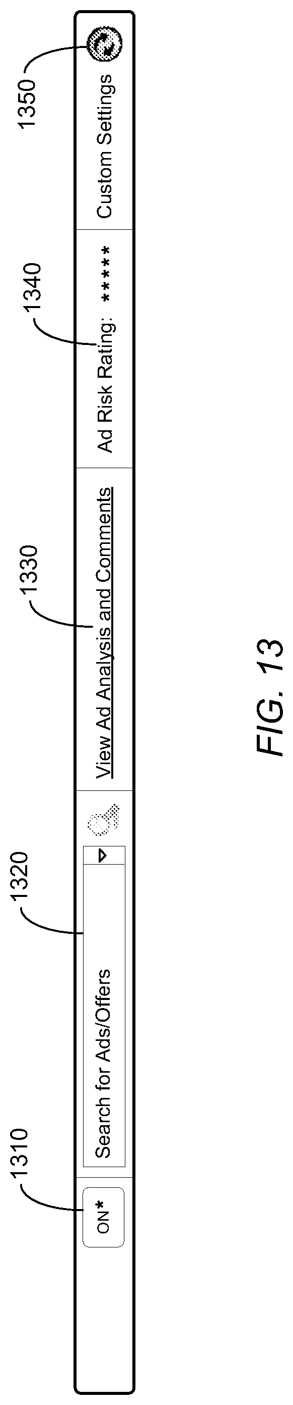 Patent US12314977 Figure 13 – Identifying potentially unfair practices in content and serving relevant advertisements