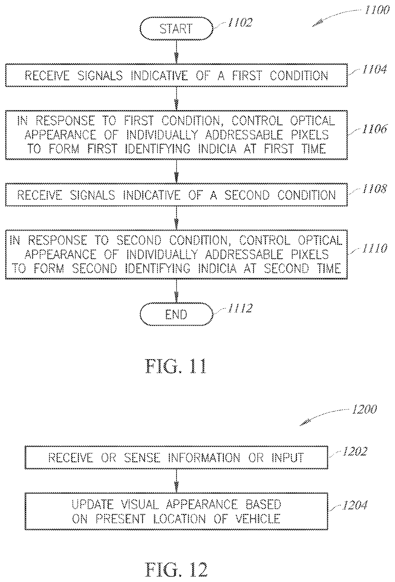 Patent US12314980 Figure 12 – Vehicle with context sensitive information presentation
