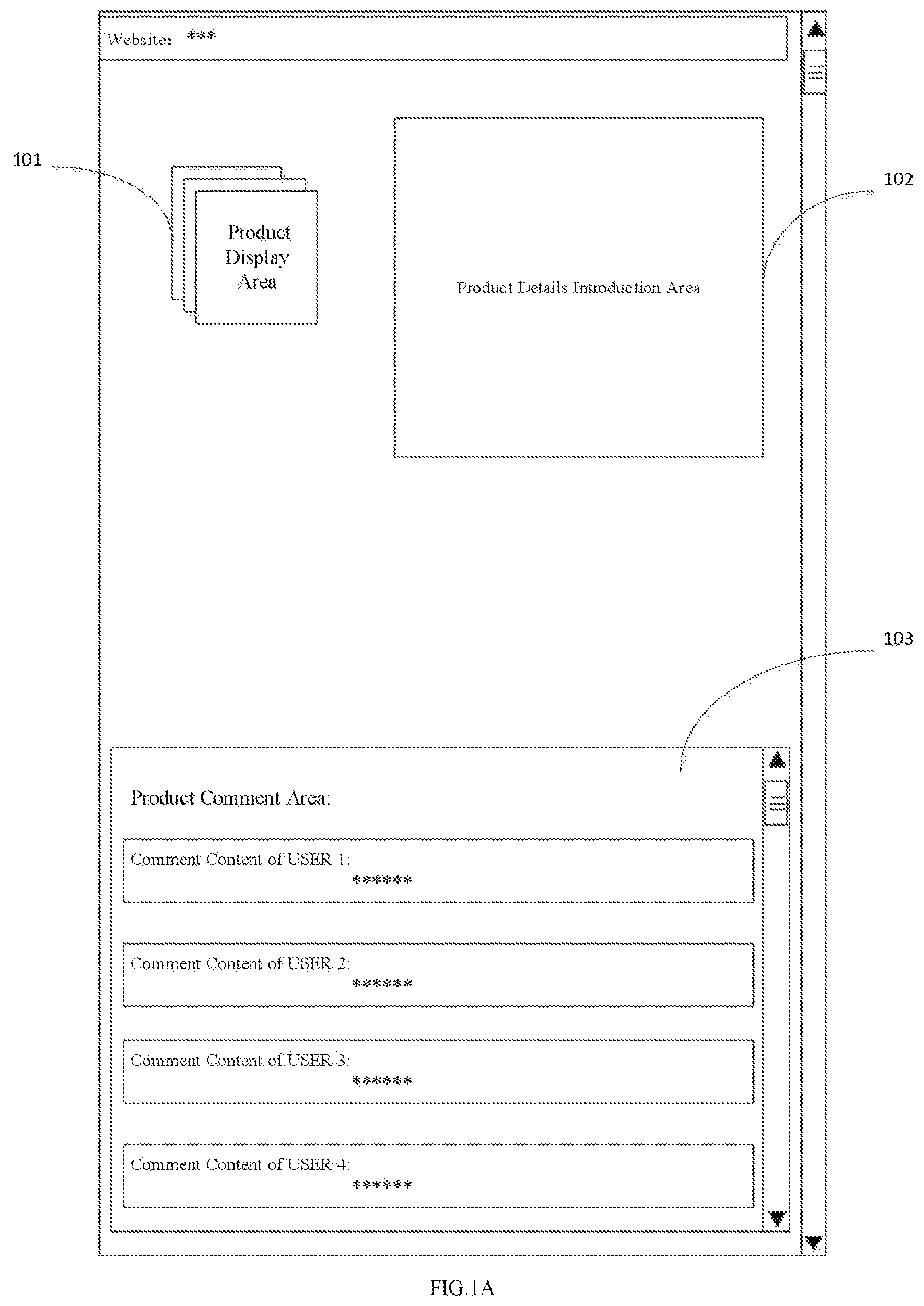 Patent US12314984 Figure 1 – Method and apparatus for displaying product review information, electronic device and storage medium