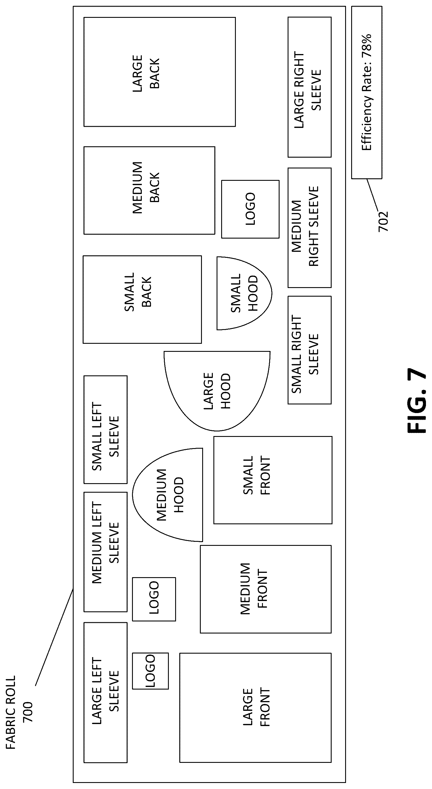 Patent US12314987 Figure 7 – Cost assessment user interface