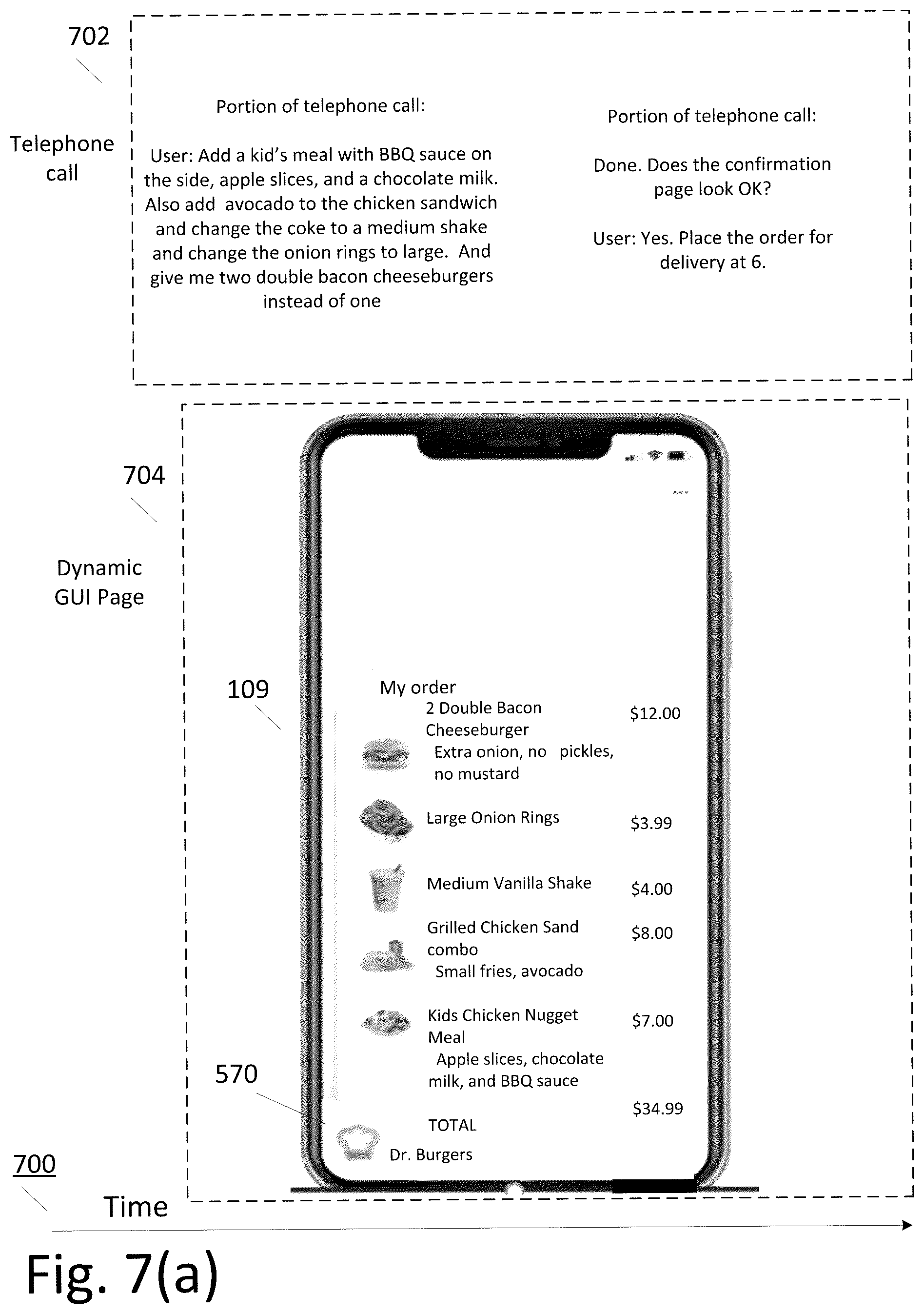 Patent US12314991 Figure 10 – Method and system for controlling a graphical user interface by telephone