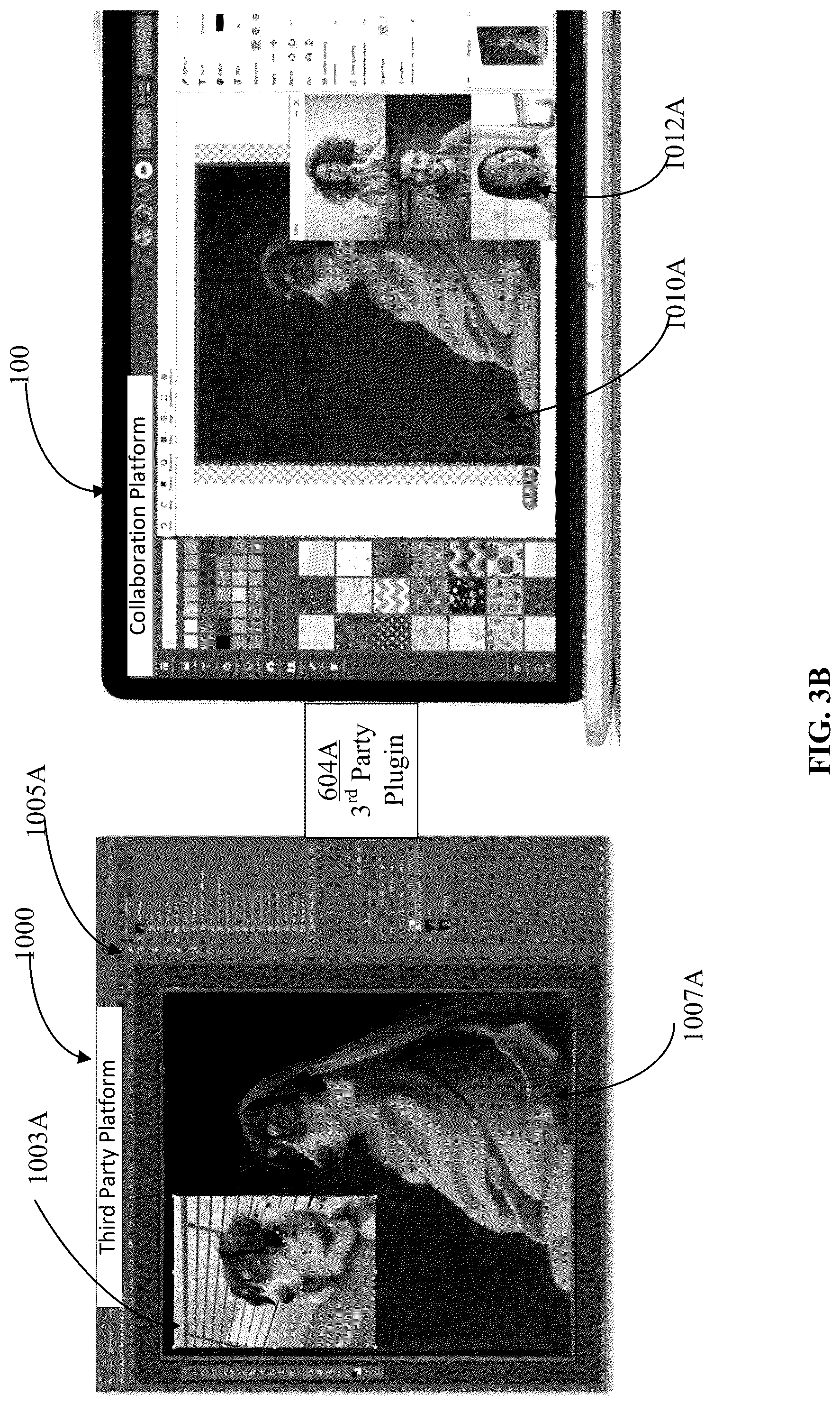 Patent US12314992 Figure 9 – Method and computer readable storage media for interfacing with third party platforms via collaboration sessions to customize products