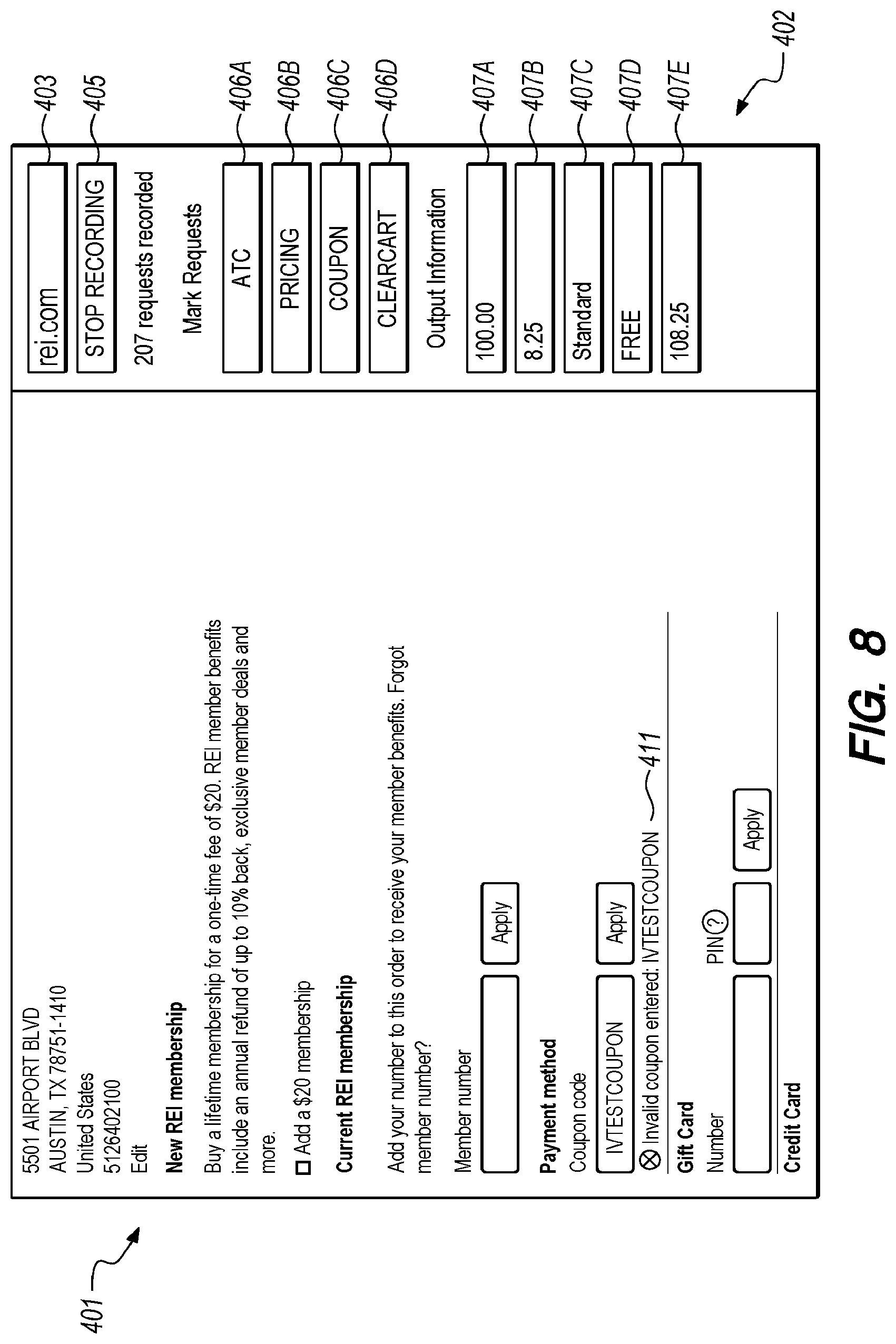 Patent US12314995 Figure 8 – Automated sequential site navigation