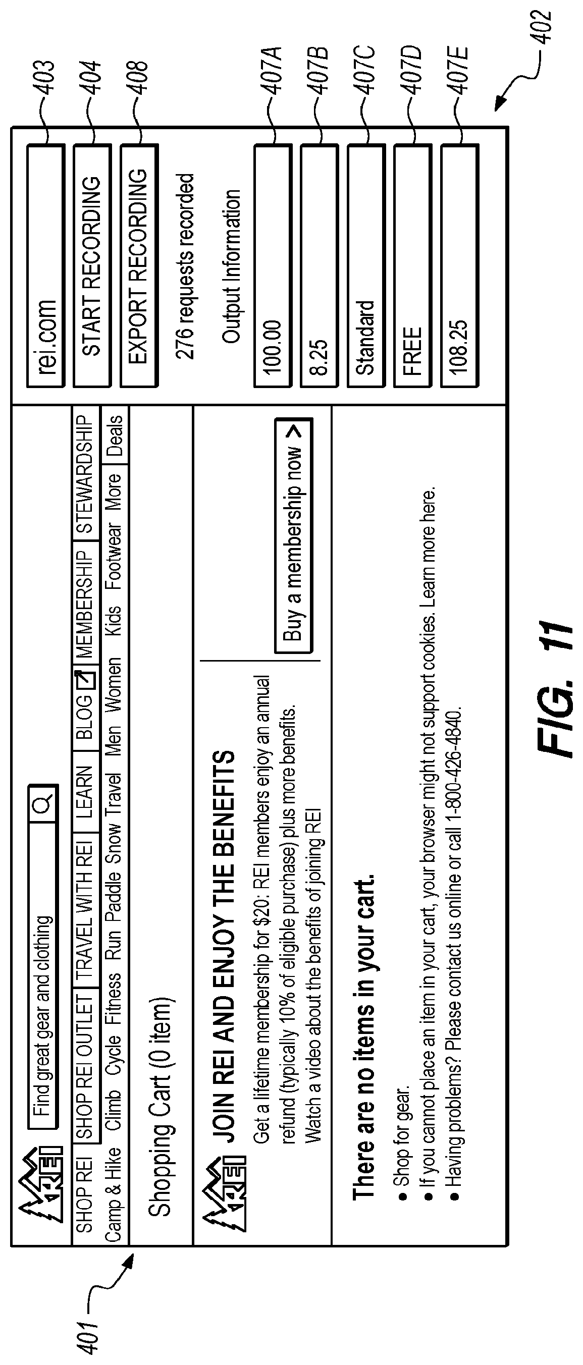 Patent US12314995 Figure 11 – Automated sequential site navigation