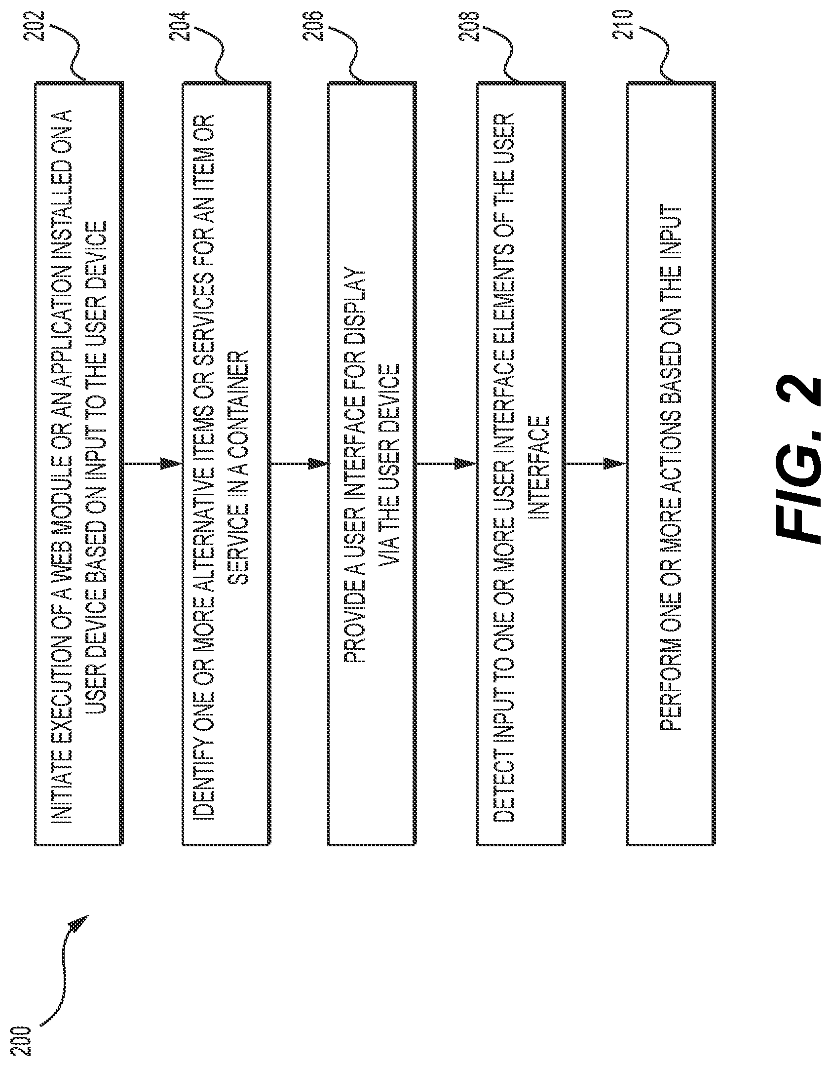 Patent US12314997 Figure 2 – Systems and methods for user input-responsive recommendations for alternative items or services
