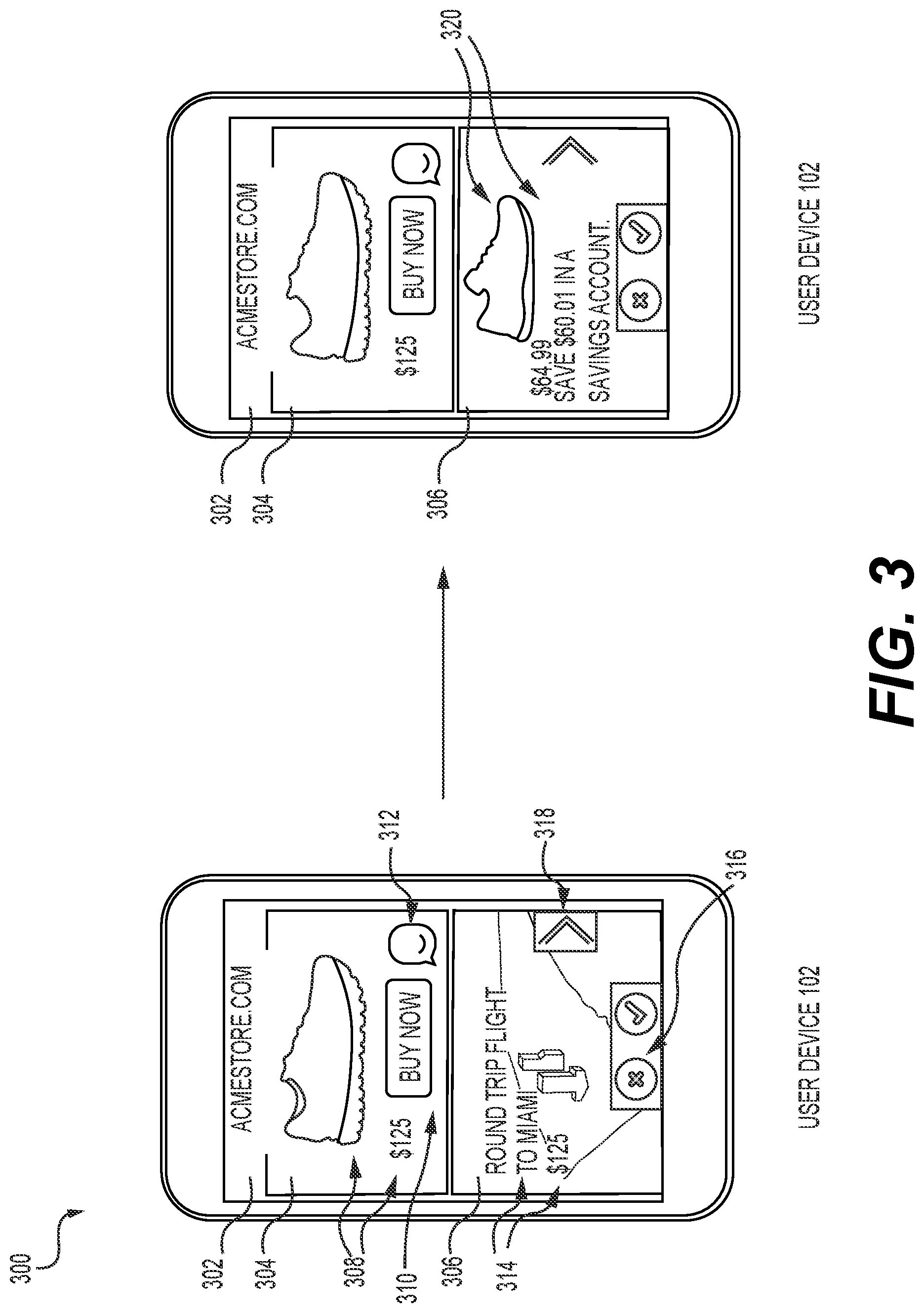 Patent US12314997 Figure 3 – Systems and methods for user input-responsive recommendations for alternative items or services