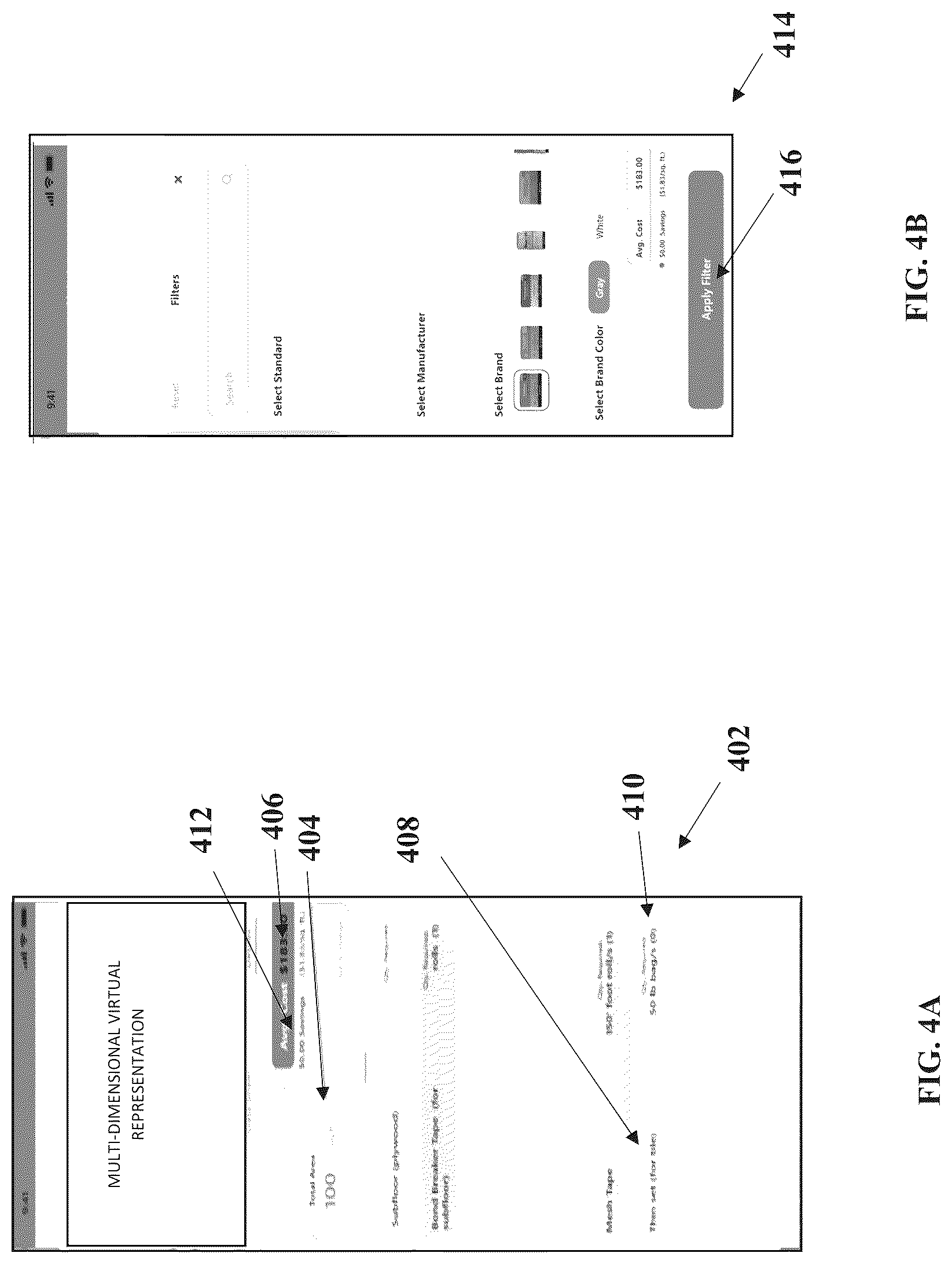 Patent US12314998 Figure 7 – Method and system for providing a customizable virtual representation to a user for enabling selection of construction products and installation products