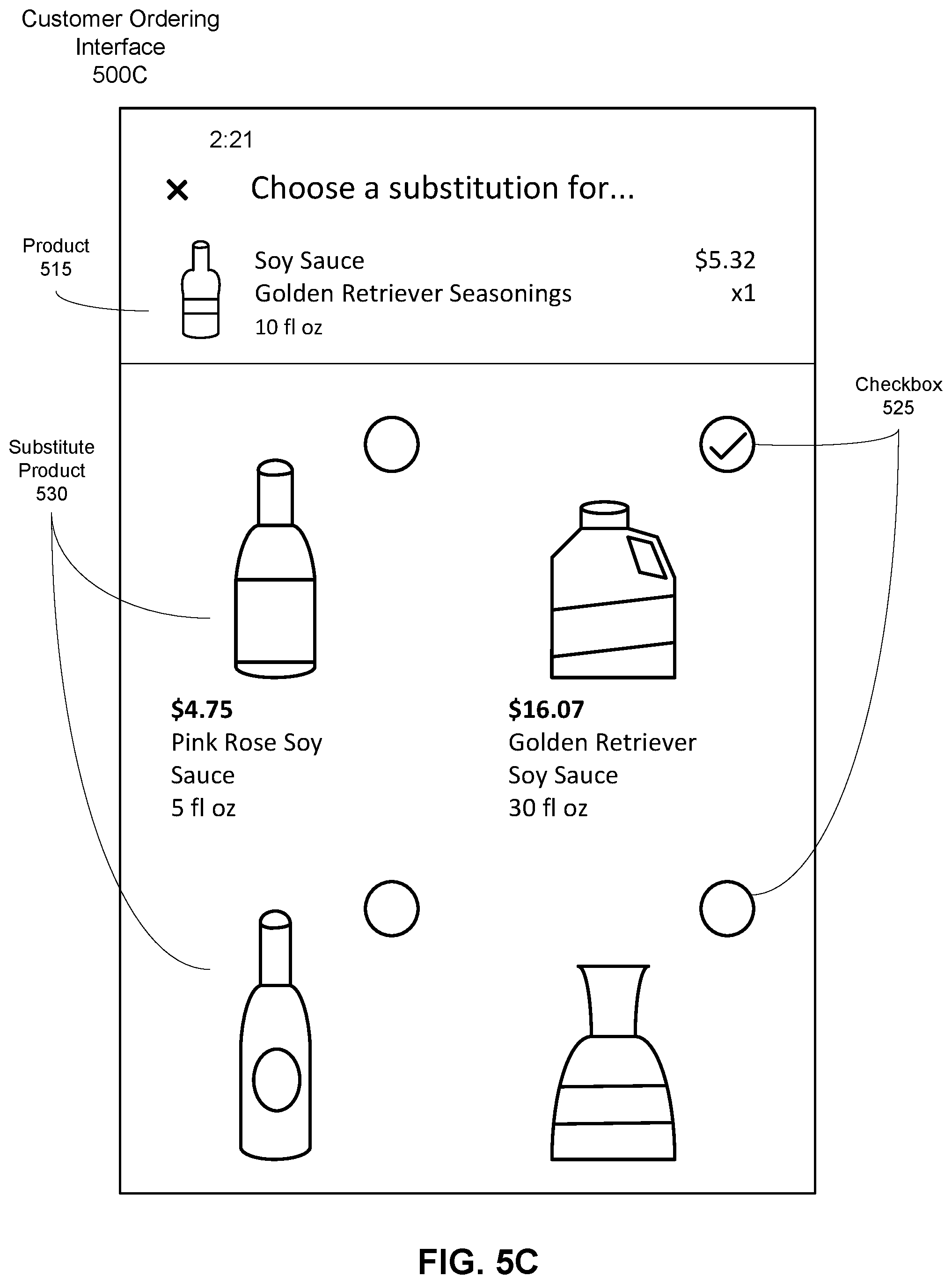 Patent US12314999 Figure 7 – Mapping recipe ingredients to products