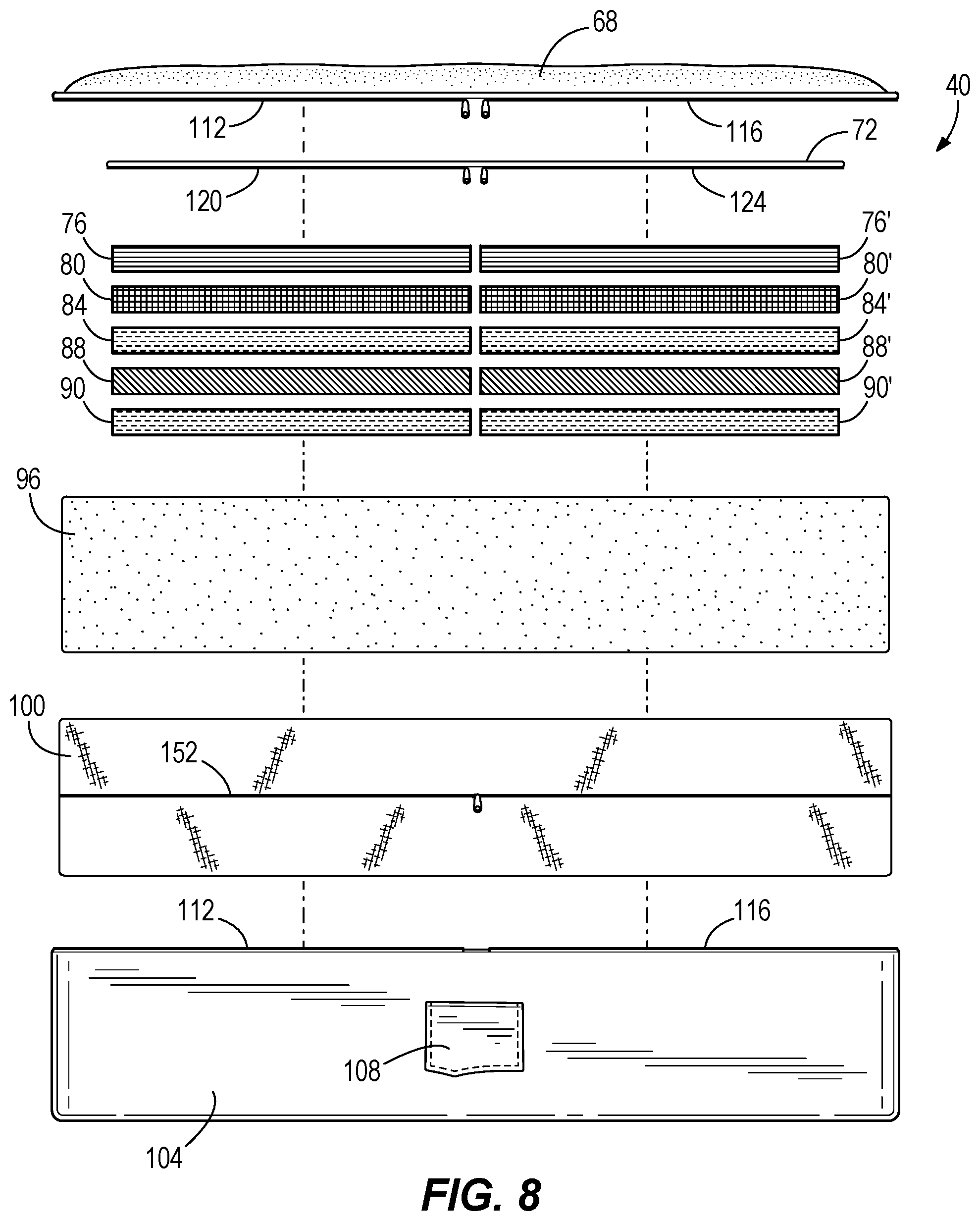 Patent US12315000 Figure 6 – Method for production and service of a rearrangeable mattress