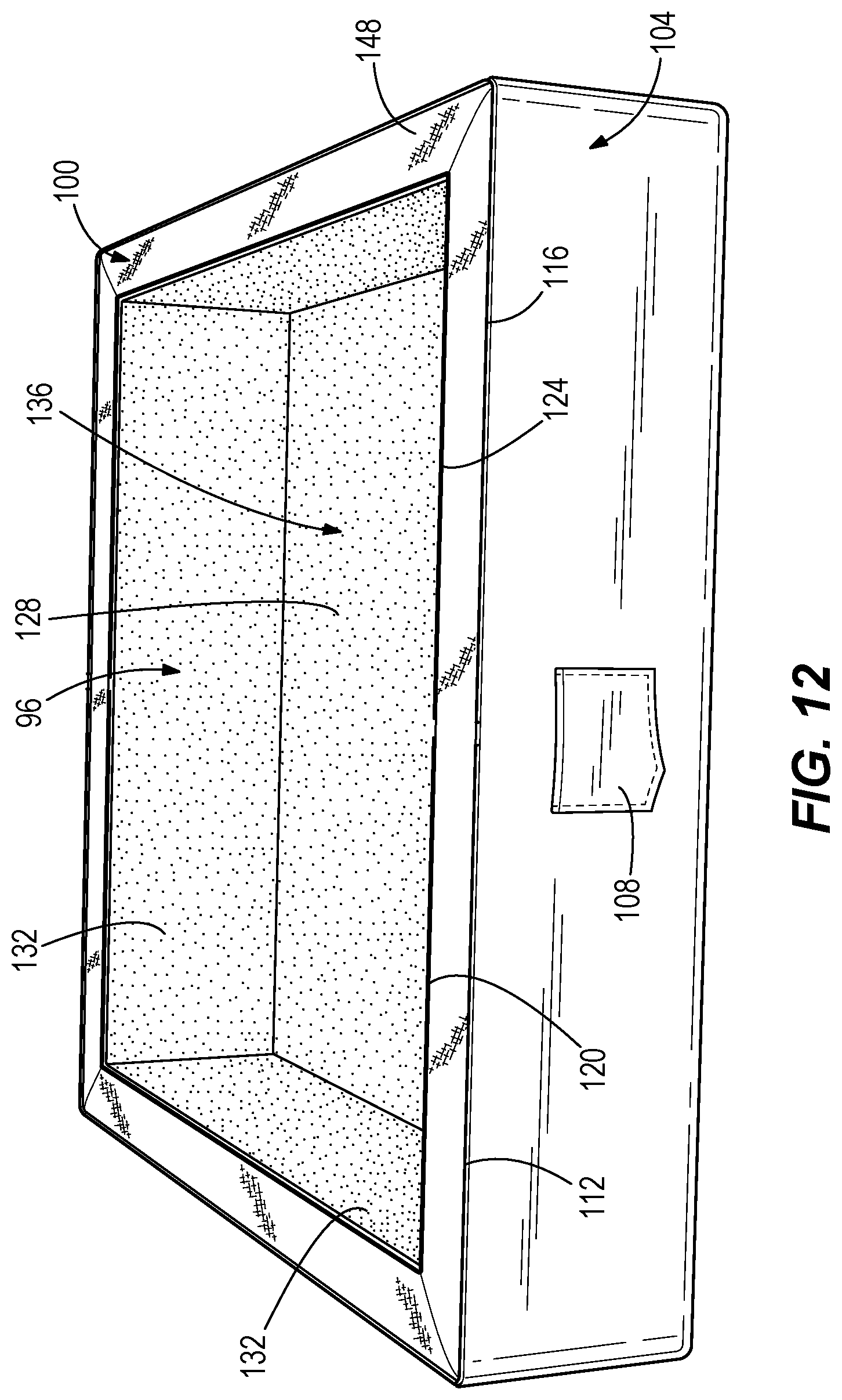 Patent US12315000 Figure 10 – Method for production and service of a rearrangeable mattress