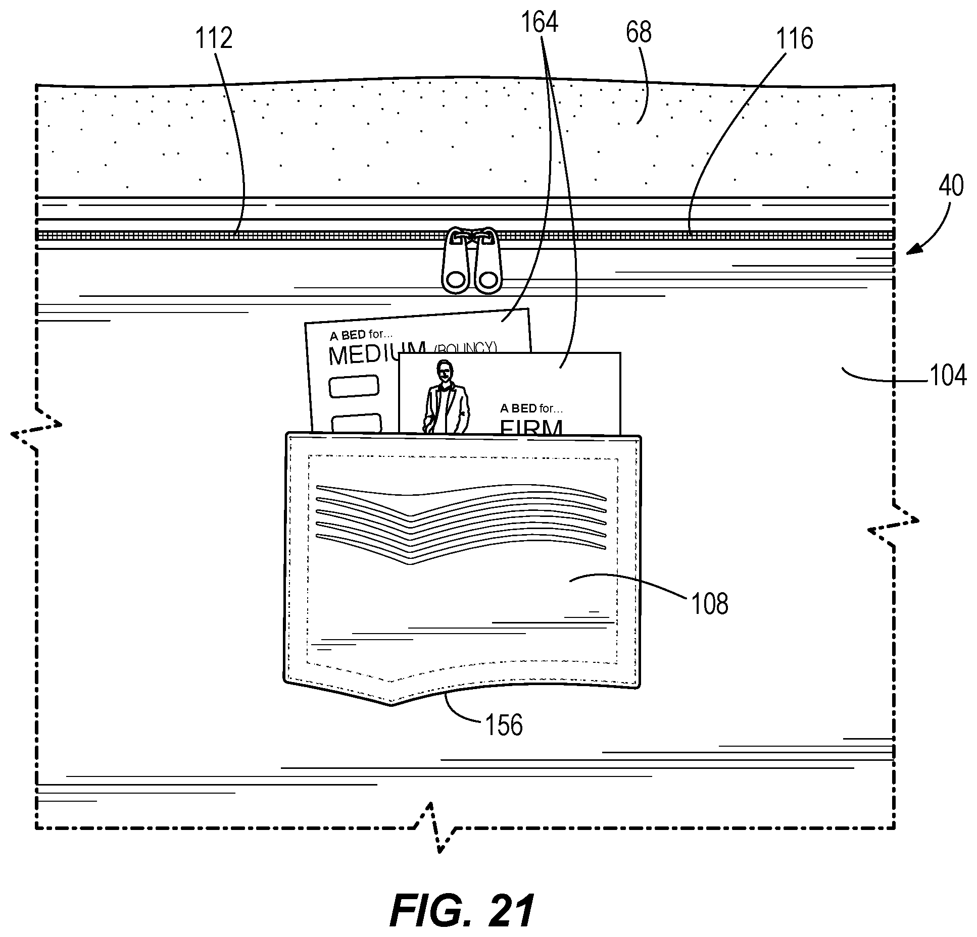 Patent US12315000 Figure 17 – Method for production and service of a rearrangeable mattress