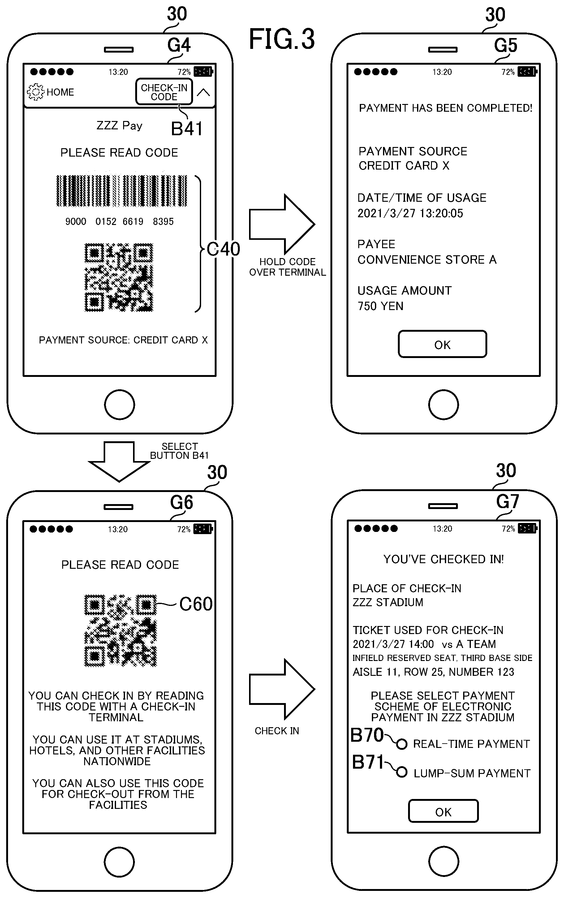 Patent US12315001 Figure 3 – Electronic payment system, electronic payment method, and information storage medium