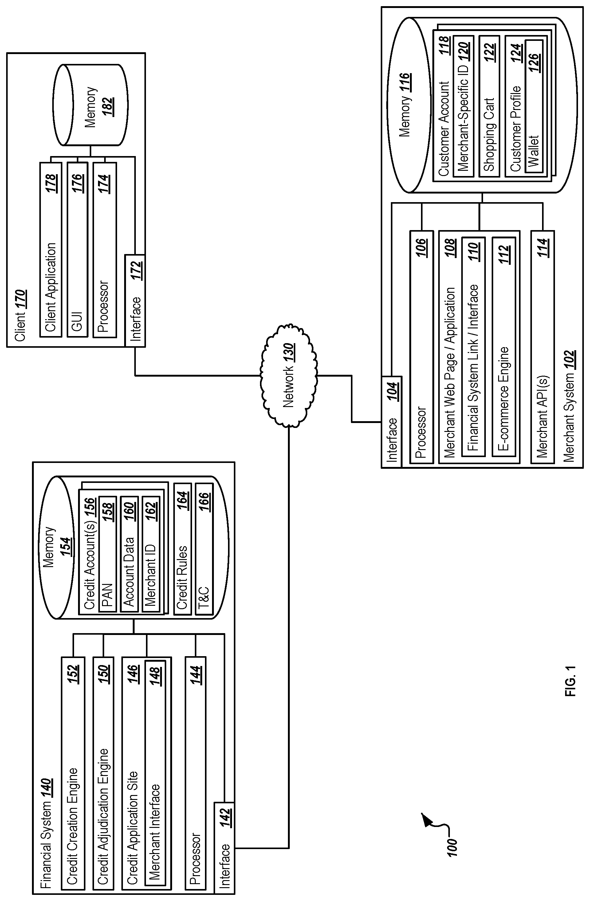 Patent US12315007 Figure 1 – System and method for integrated application and provisioning