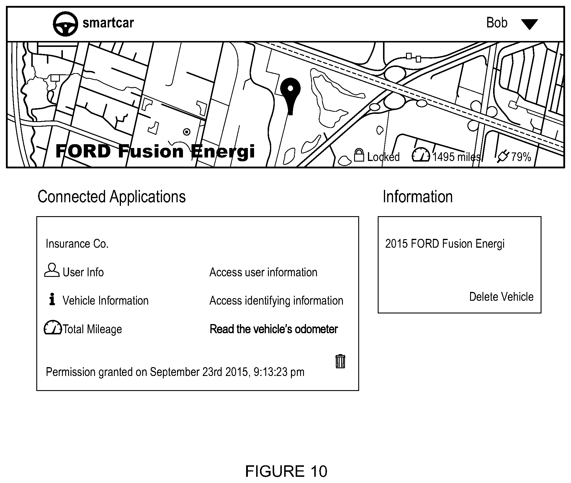Patent US12315016 Figure 8 – System and method for processing vehicle requests
