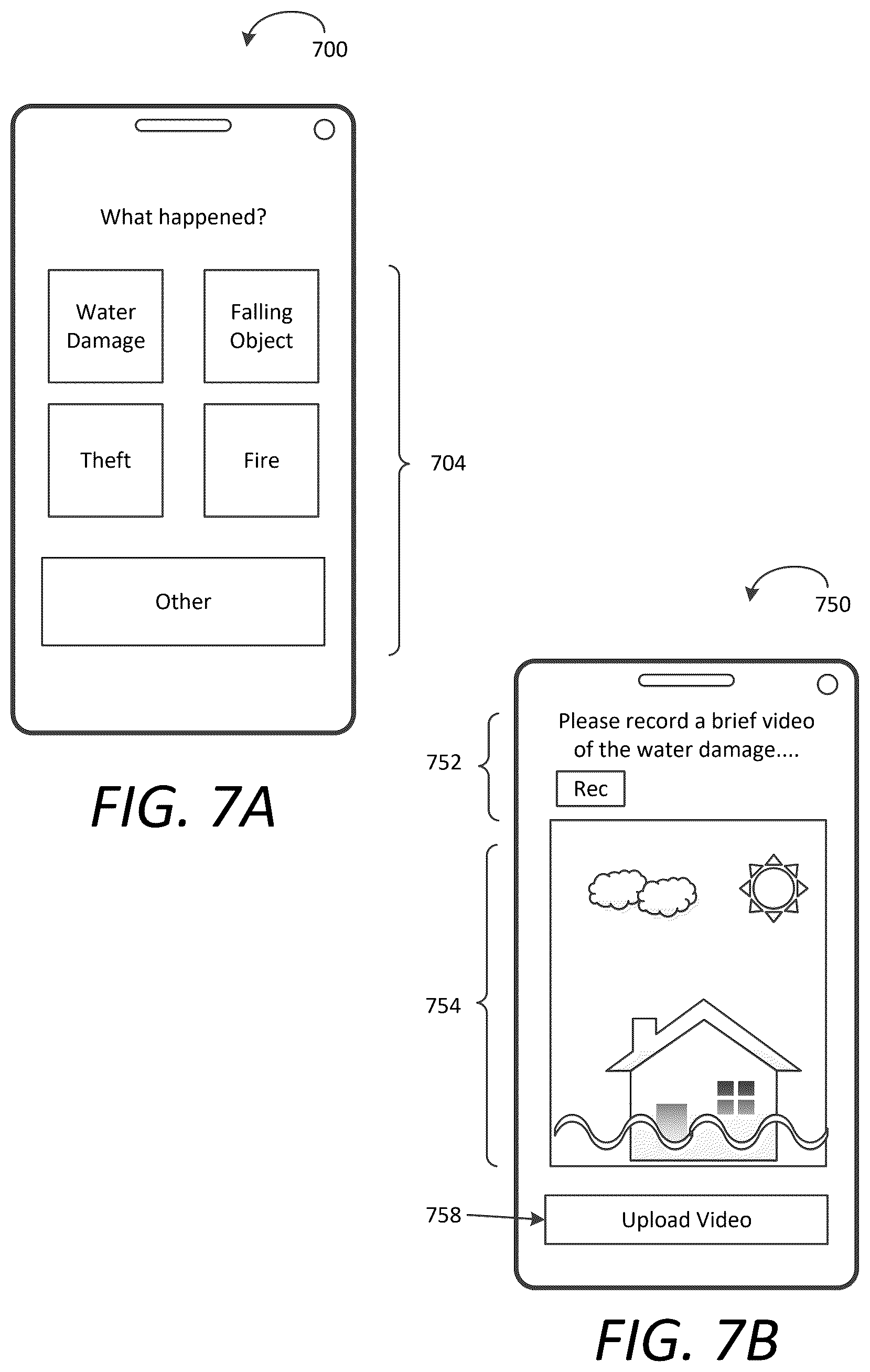 Patent US12315020 Figure 8 – Corroborative claim view interface
