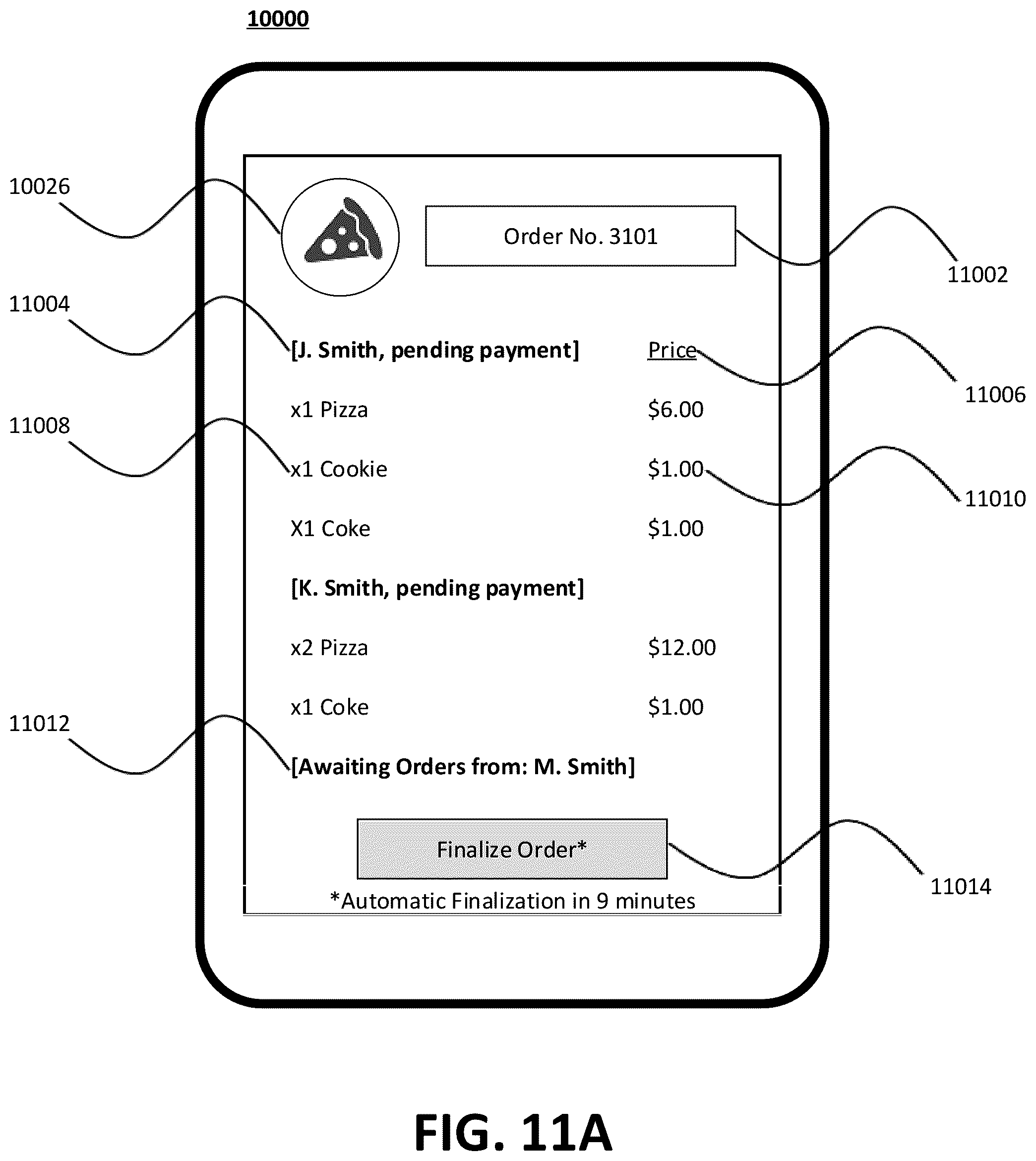 Patent US12315023 Figure 17 – Systems and methods for coordinating ordering between mobile devices