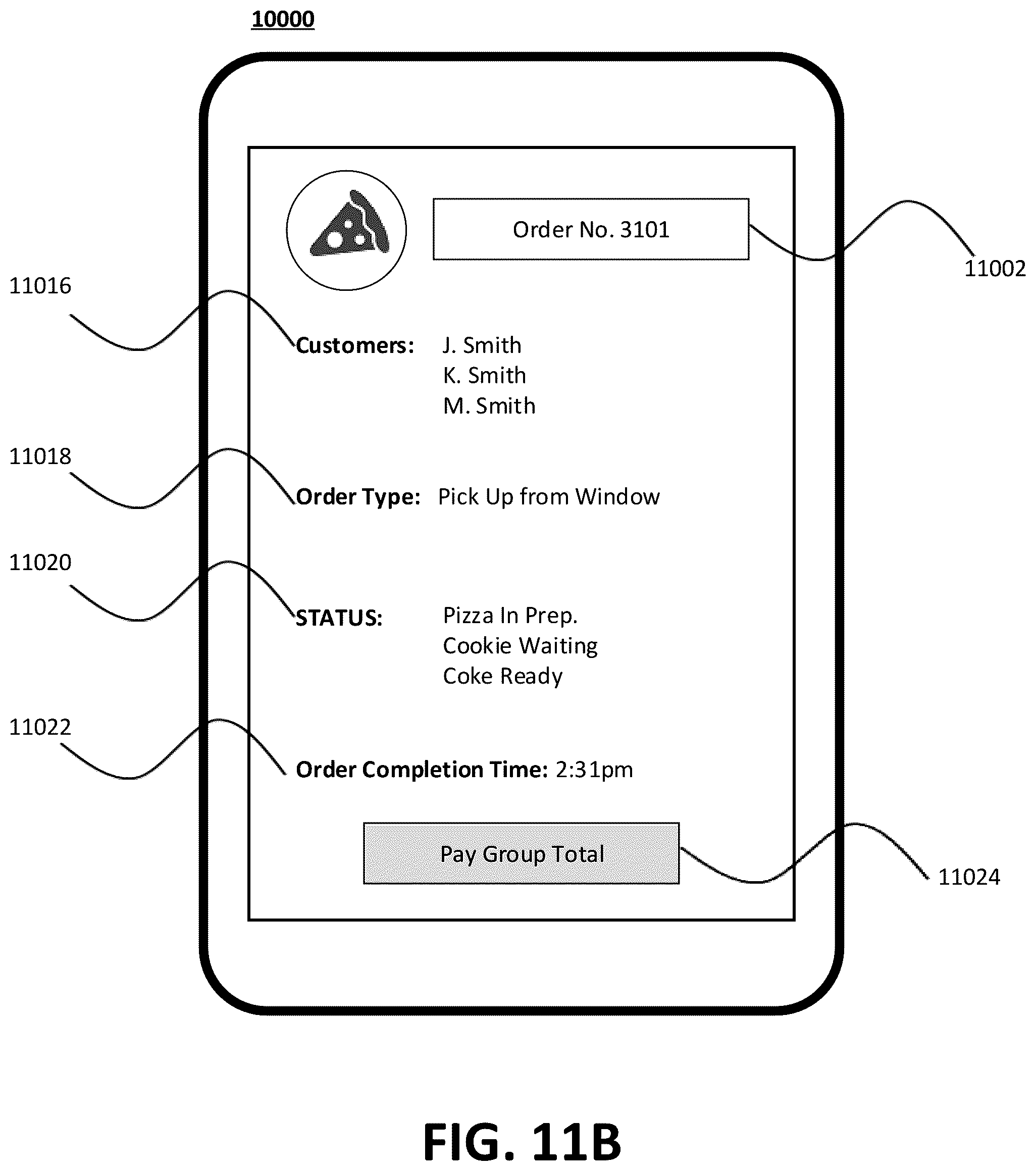 Patent US12315023 Figure 18 – Systems and methods for coordinating ordering between mobile devices