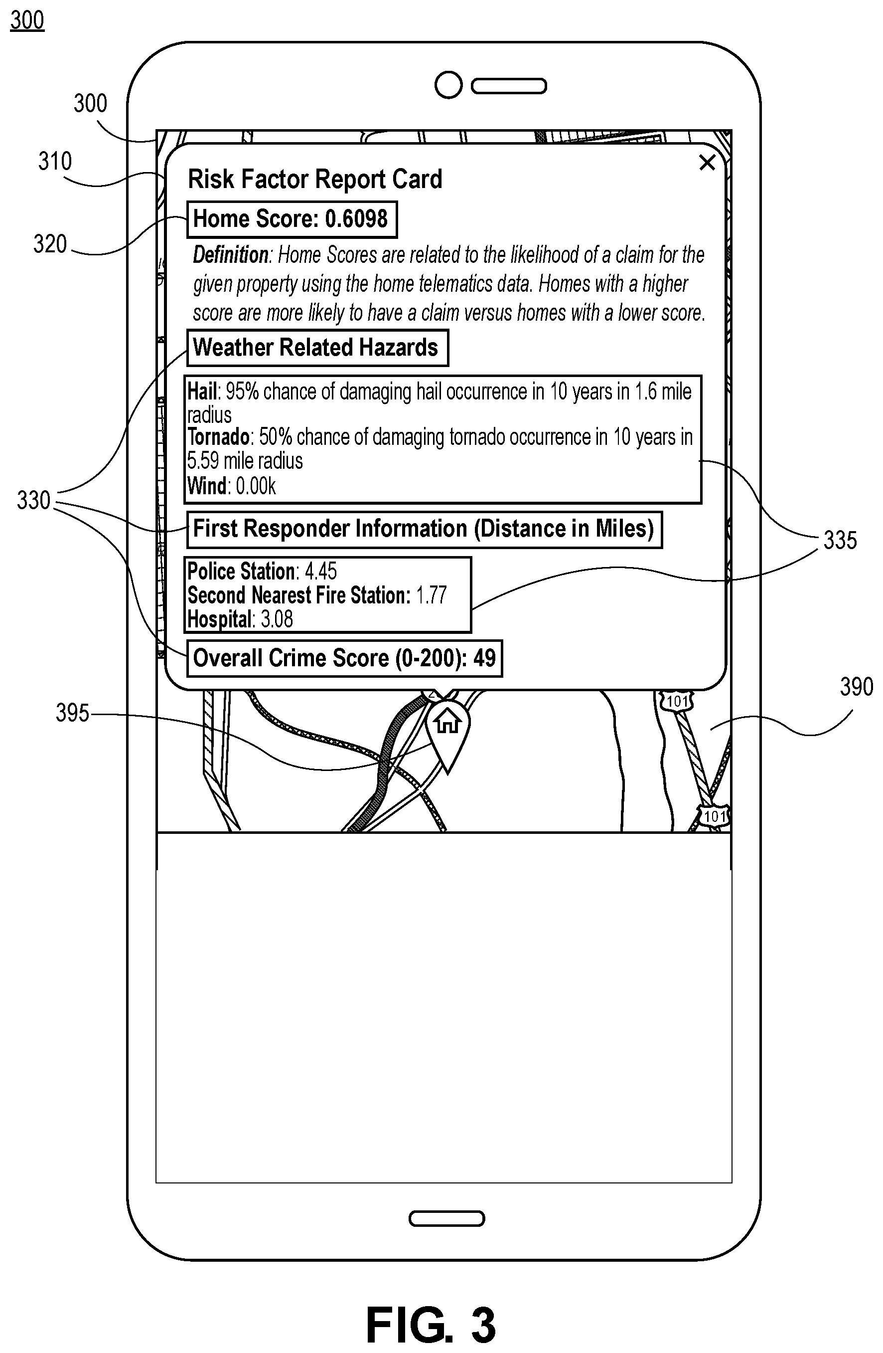 Patent US12315024 Figure 3 – Systems and methods for generating a home score for a user